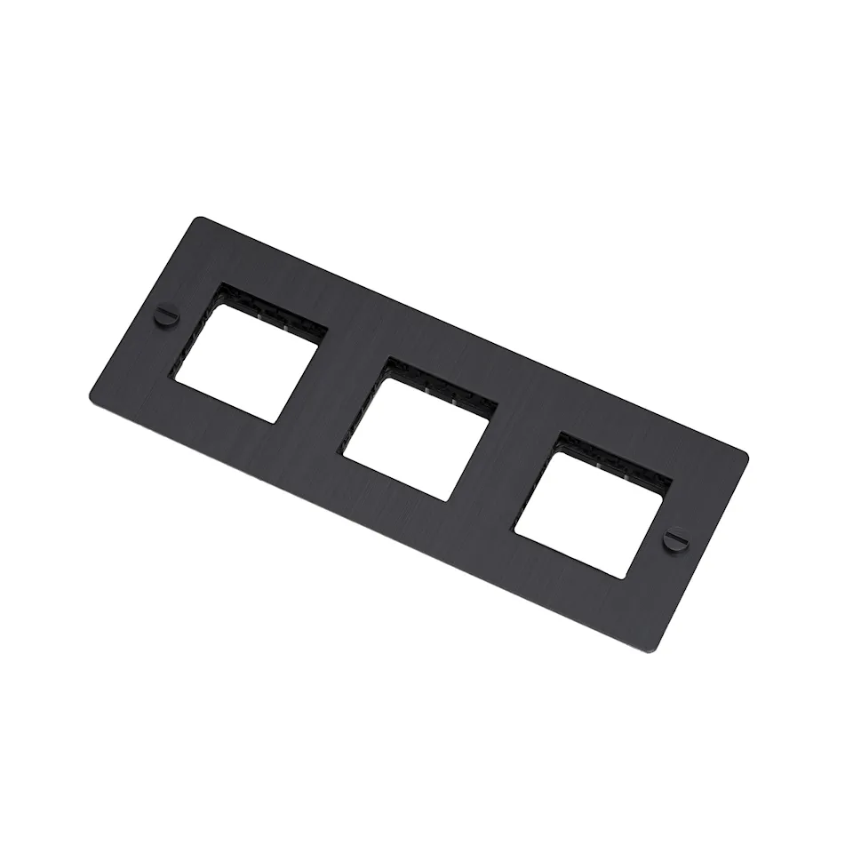 3G Wall Plate Horizontal No Infills