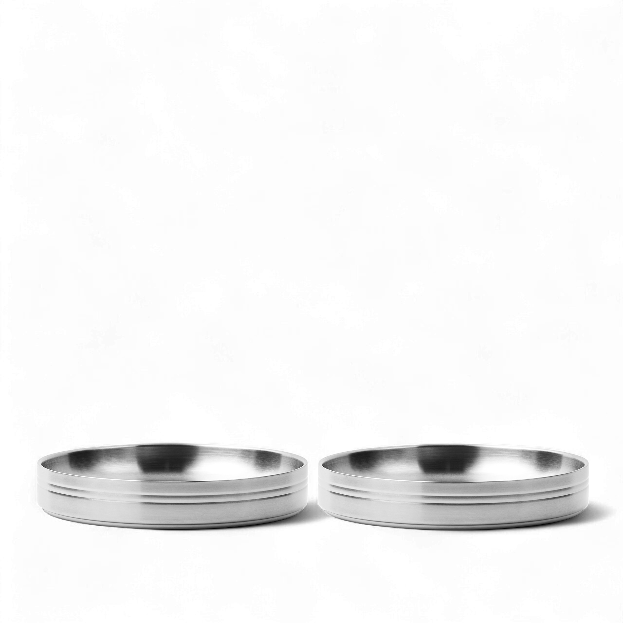Service Projects - Stainless Steel Pasta Plate - Set of 2 - Dype tallerkener