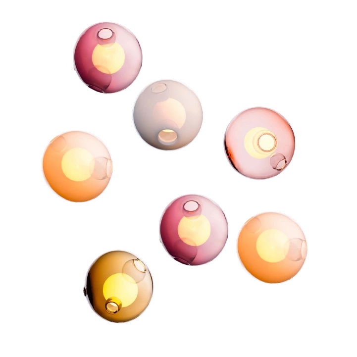 Bocci - 28.7 Random, Multi - 07 Xenon - Pendellampor - Omer Arbel - Flerfärgad