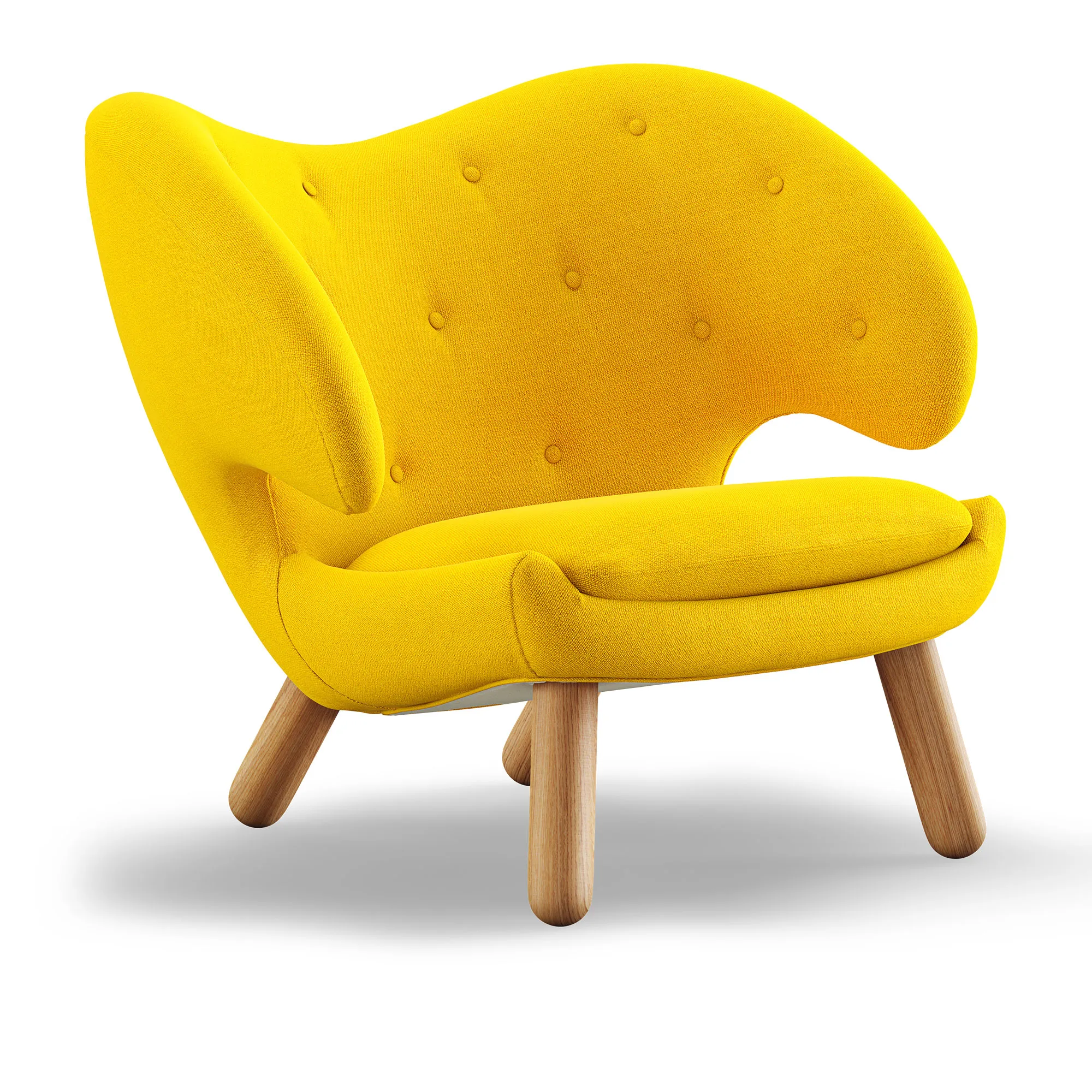 Pelican fåtölj Dark oiled oak