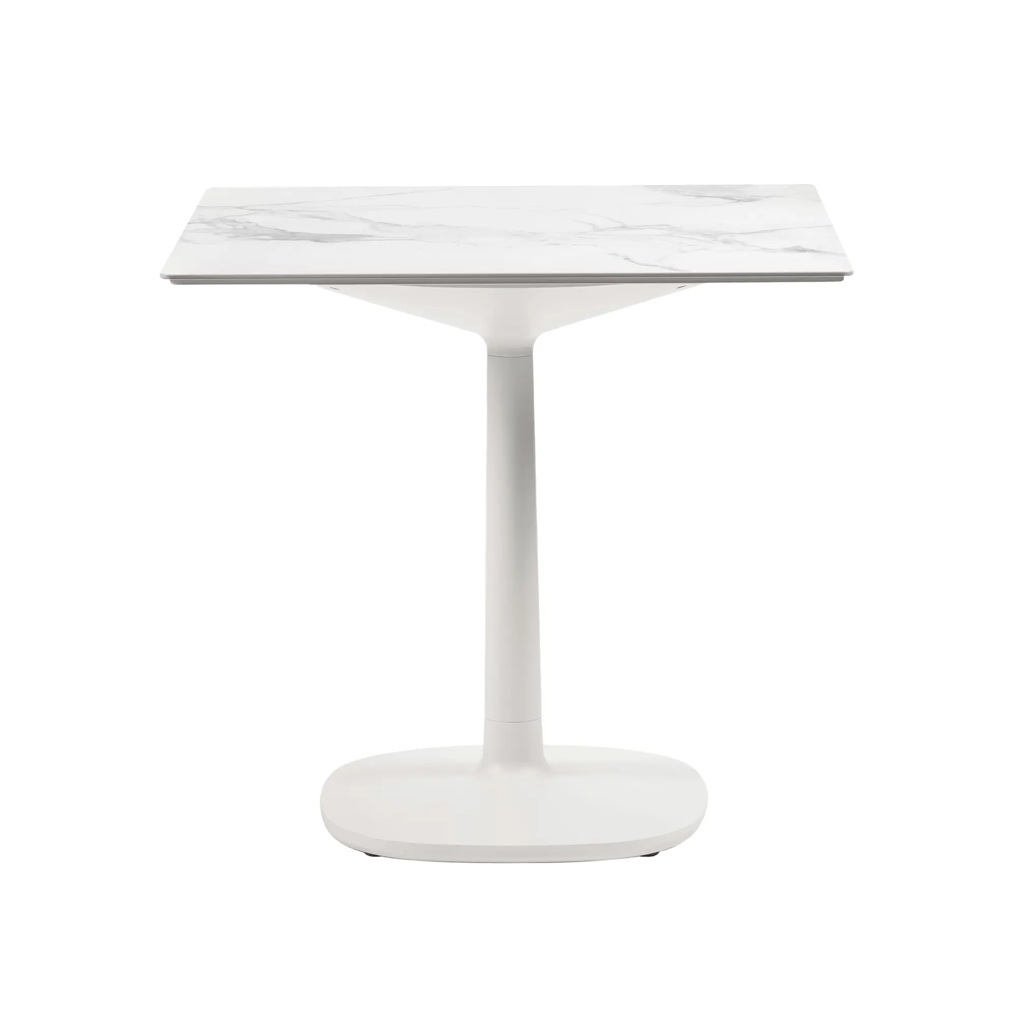 Multiplo 4140 kvadratiskt bord 78x78cm med liten kvadratisk bas R1,5cm