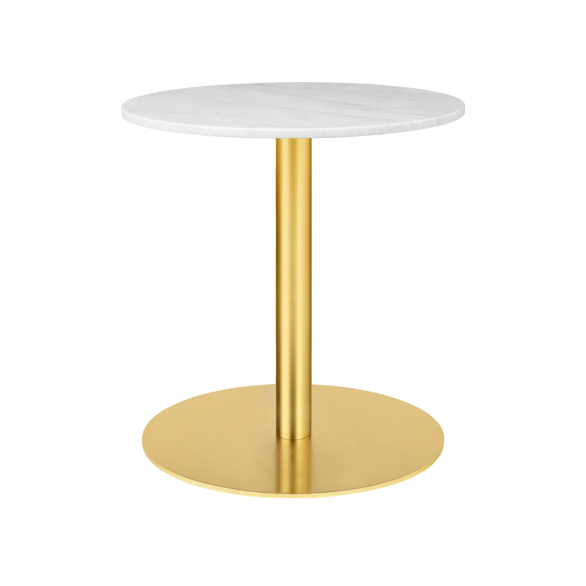 GUBI 1.0 loungebord Ø60 cm mässing