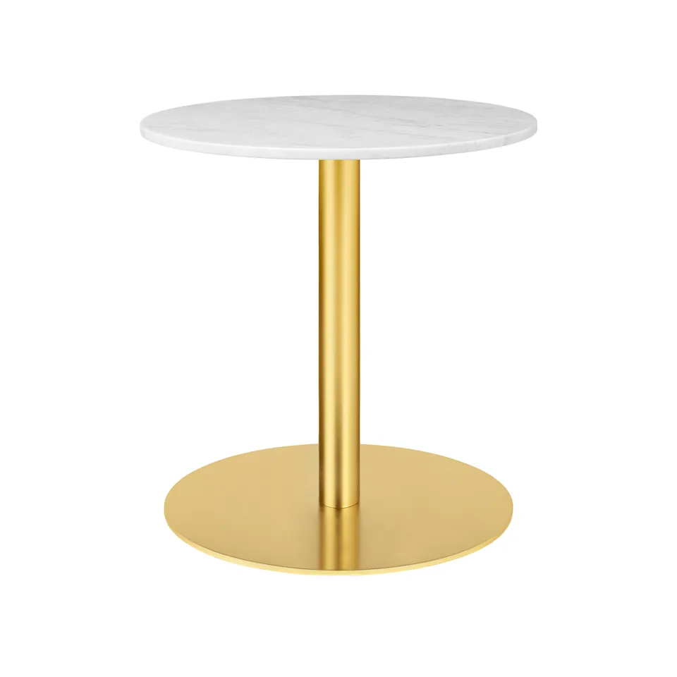 GUBI 1.0 loungebord Ø60 cm mässing