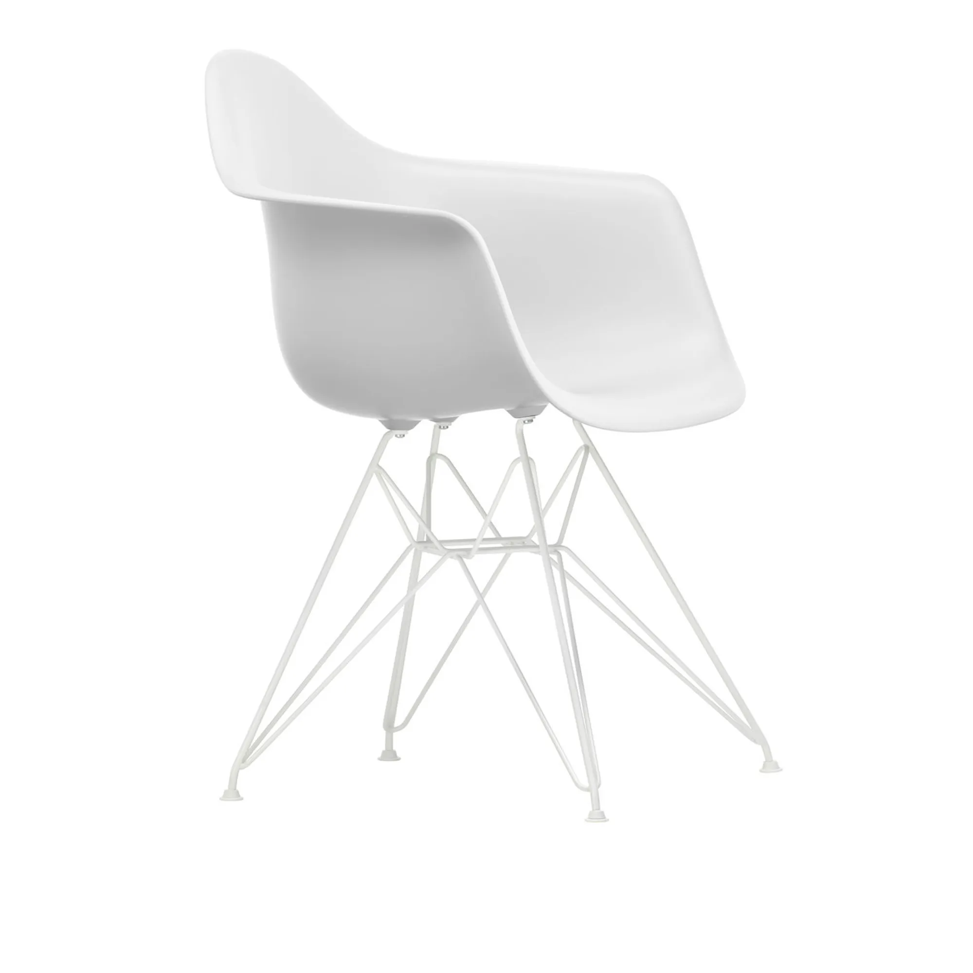 Eames RE Plastic Armchair DAR matstol White