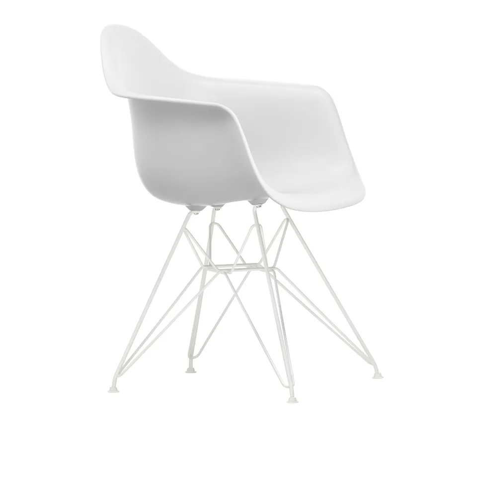 Eames RE Plastic Armchair DAR matstol White