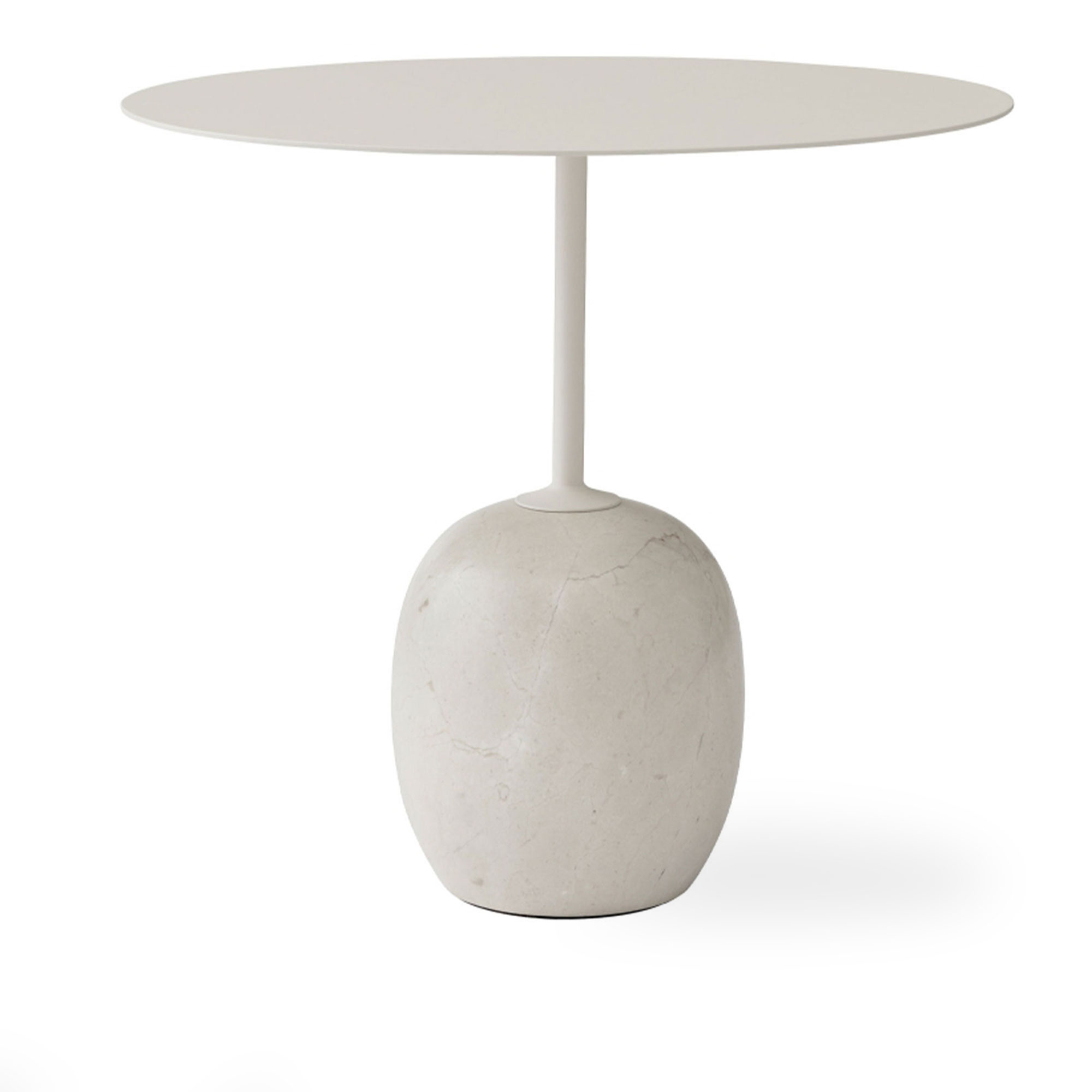 &Tradition - Lato LN9 Ivory White & Crema Diva Marble - Sidobord - Luca Nichetto | Möbler - Bord - Sidobord | Möbelexperten