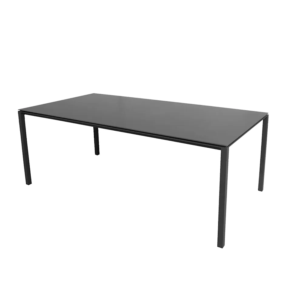 Pure matbord 280x100 cm Lava Grey