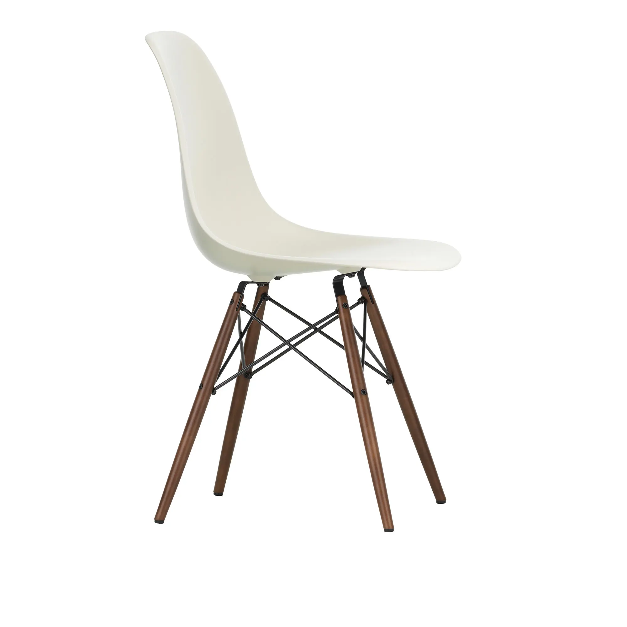 Eames RE Plastic Chair DSW stol Dark Maple
