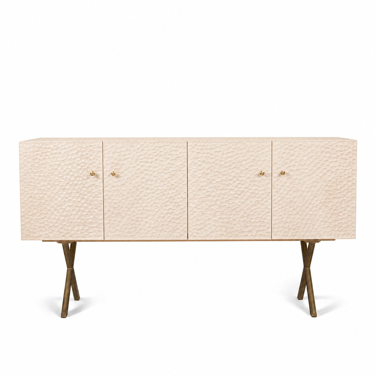 Zanat - Touch sideboard 172 cm brons/vitoljad l&ouml;nn - Sk&auml;nkar och sideboards - Studioilse - Tr&auml;f&auml;rgad - Tr&auml;