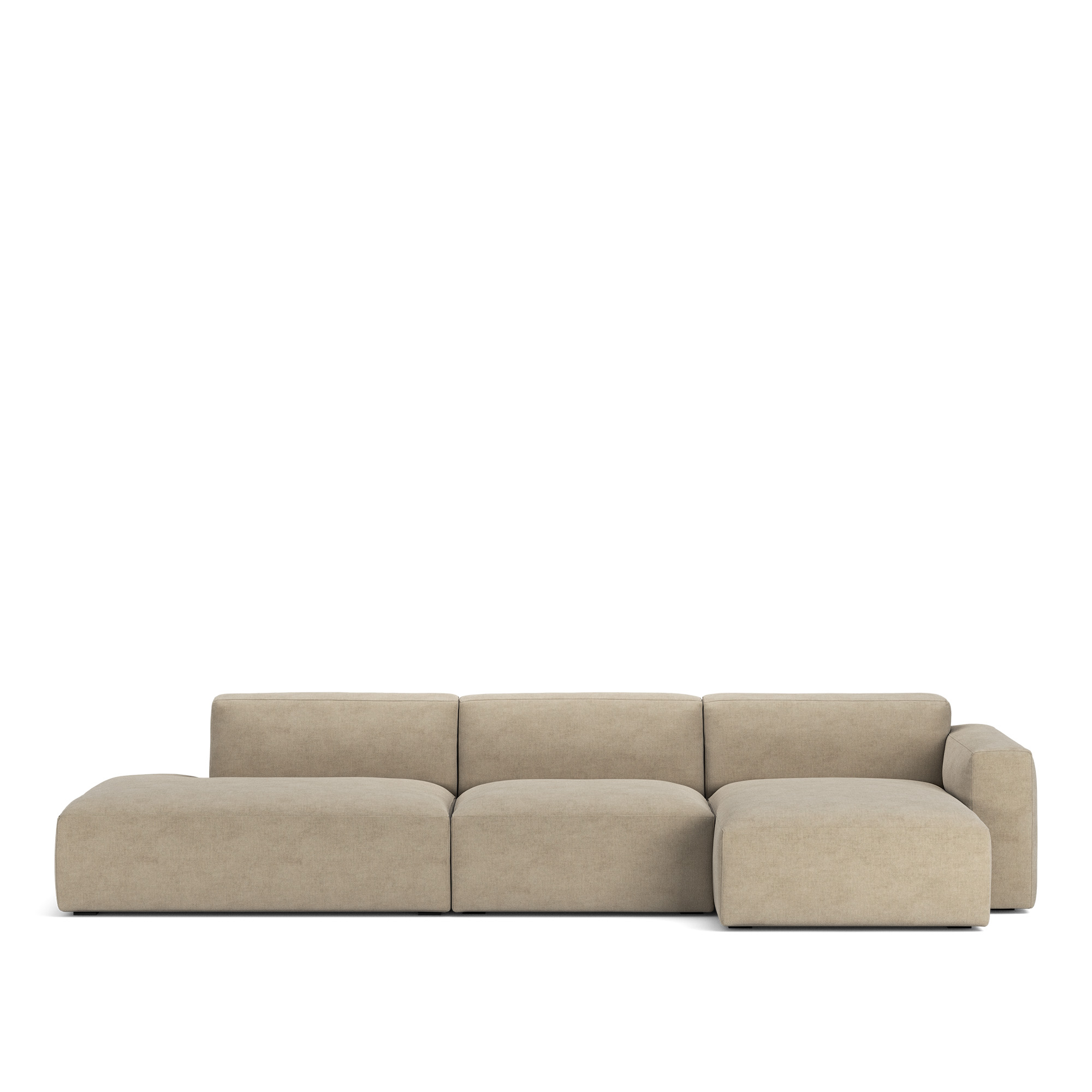 NOGA - Brick 3-Seater Chaise Lounge Open End Left, Sienna Tonal 01 - Soffor