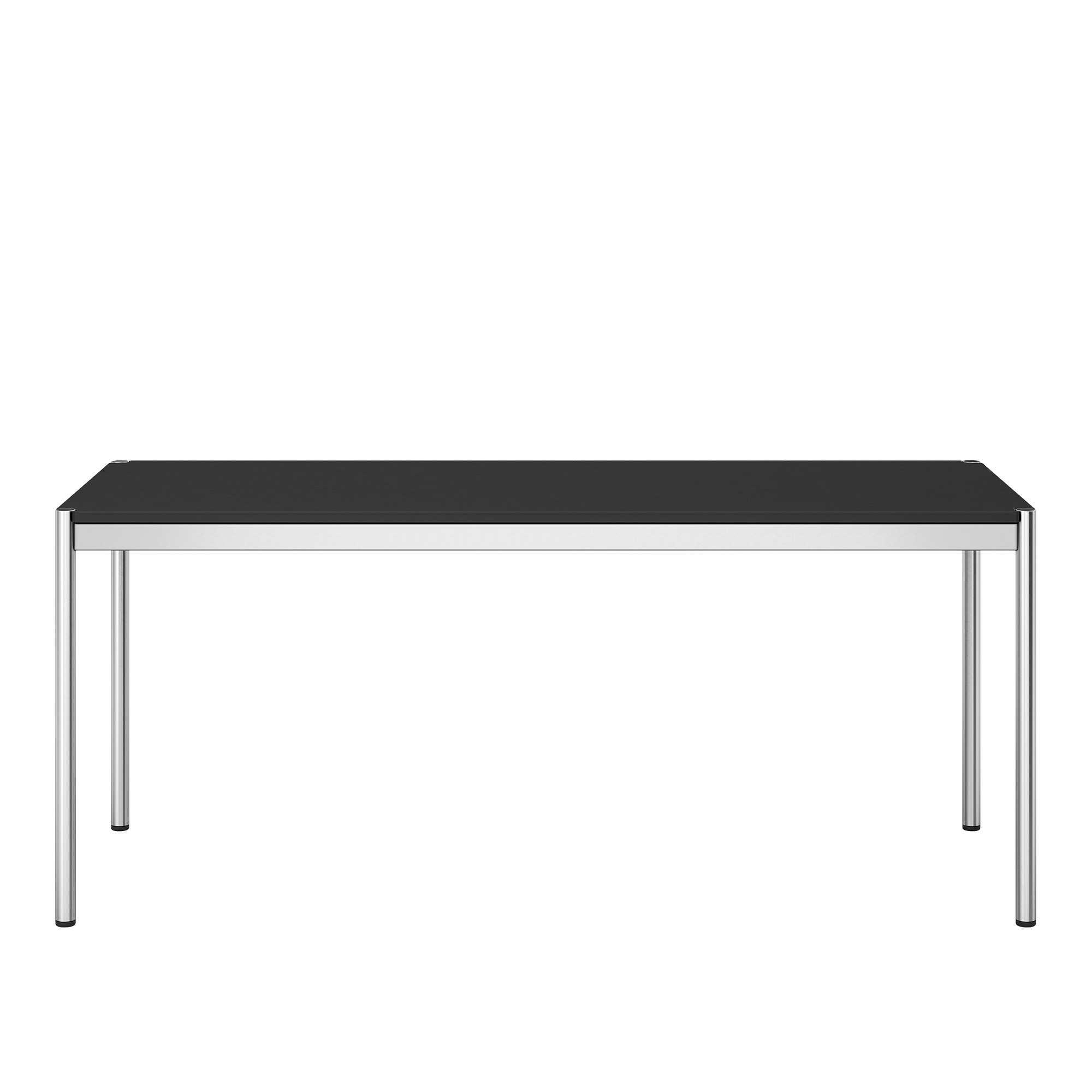 USM - USM Haller T69 41 Linoleum Nero - Matbord - Fritz Haller & Paul Sch&auml;rer - Svart - Metall