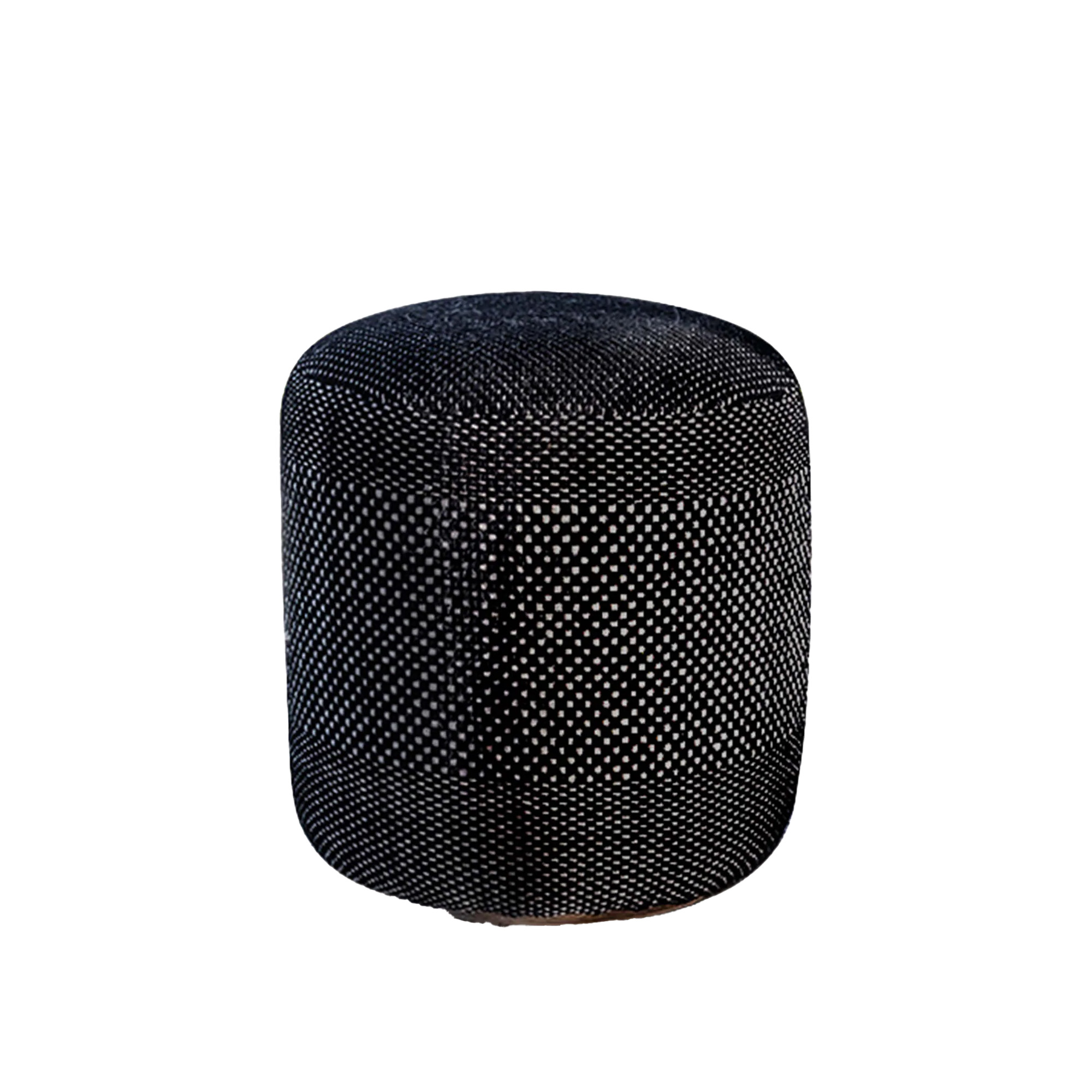 Nanimarquina - Tres Outdoor Pouf Black - Utomhuspallar och puffar - Svart - Plast | Utemöbler - Utestolar - Utomhuspallar Och Puffar | Möbelexperten