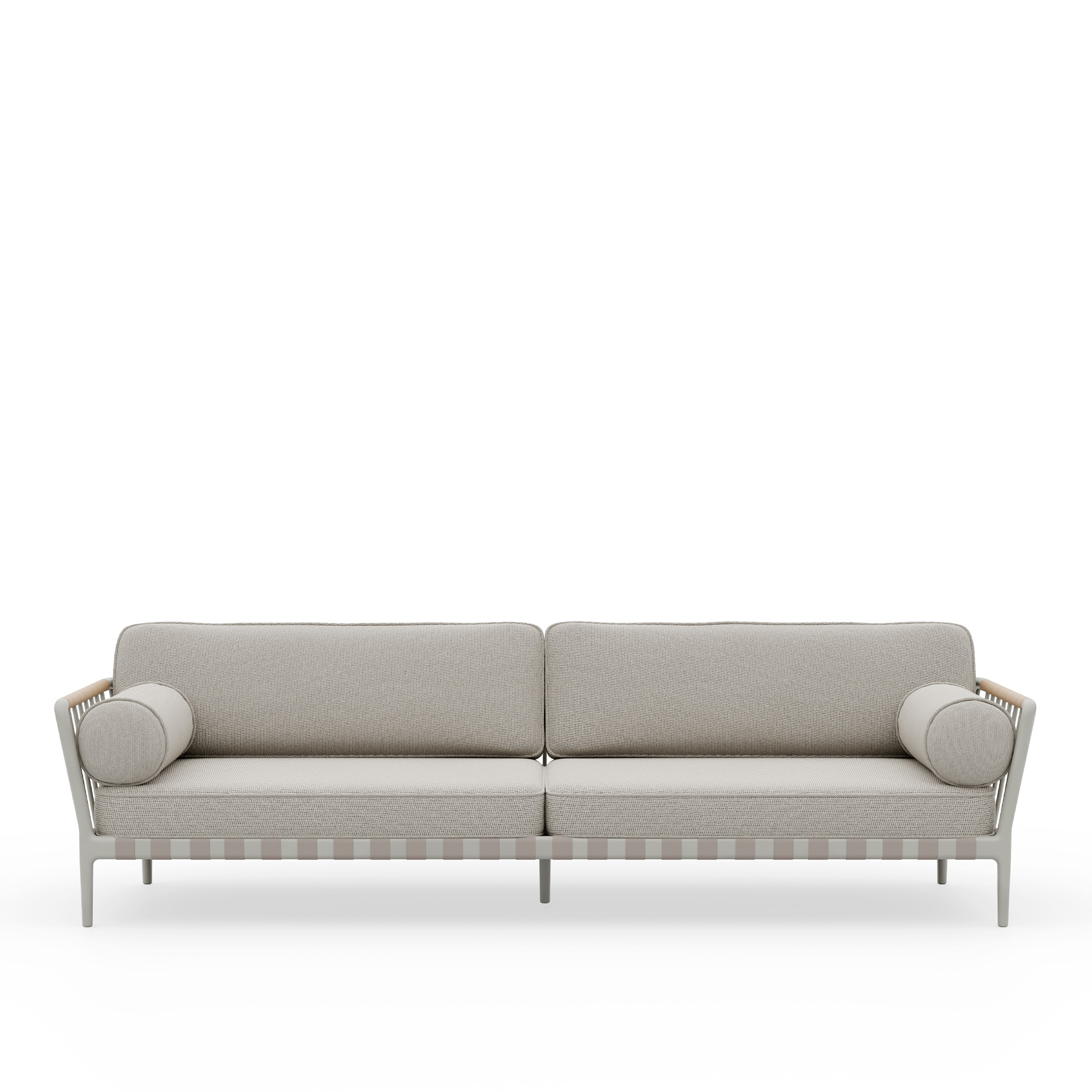 vipp - vipp720 open-air sofa, 3 seater, dune, sand - soffor utomhus