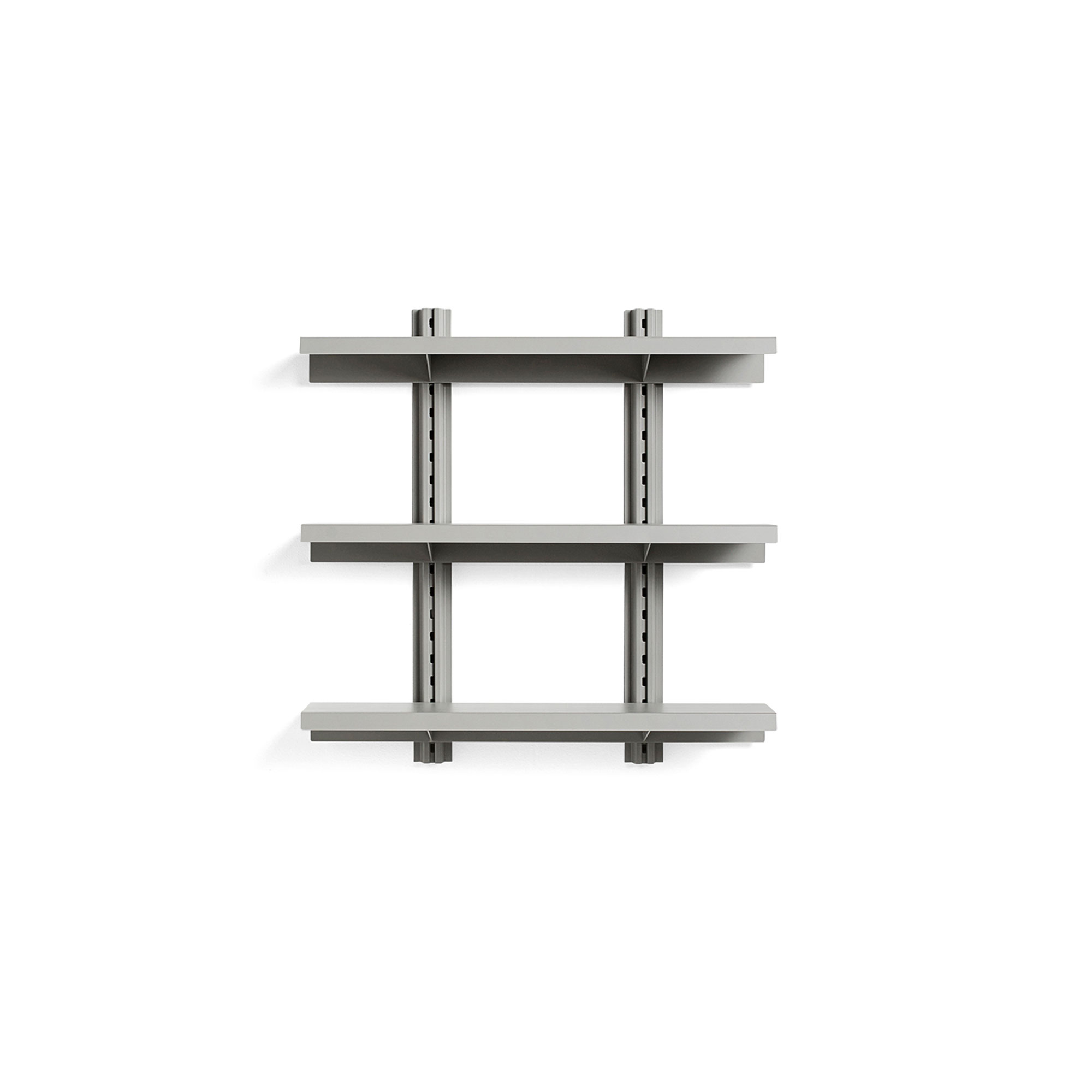 HAY - Standard Issue Shelf 90x90 cm - Vägghyllor - Silver - Metall