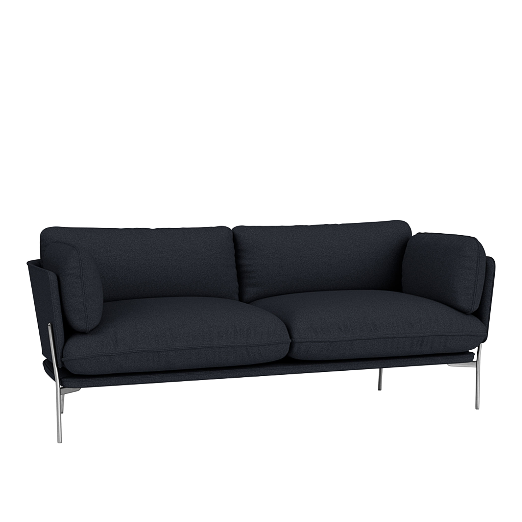 &Tradition - Cloud LN3.2 - Chrome - Fabric cat.2 - Hallingdal 65 180 - Soffor - Luca Nichetto