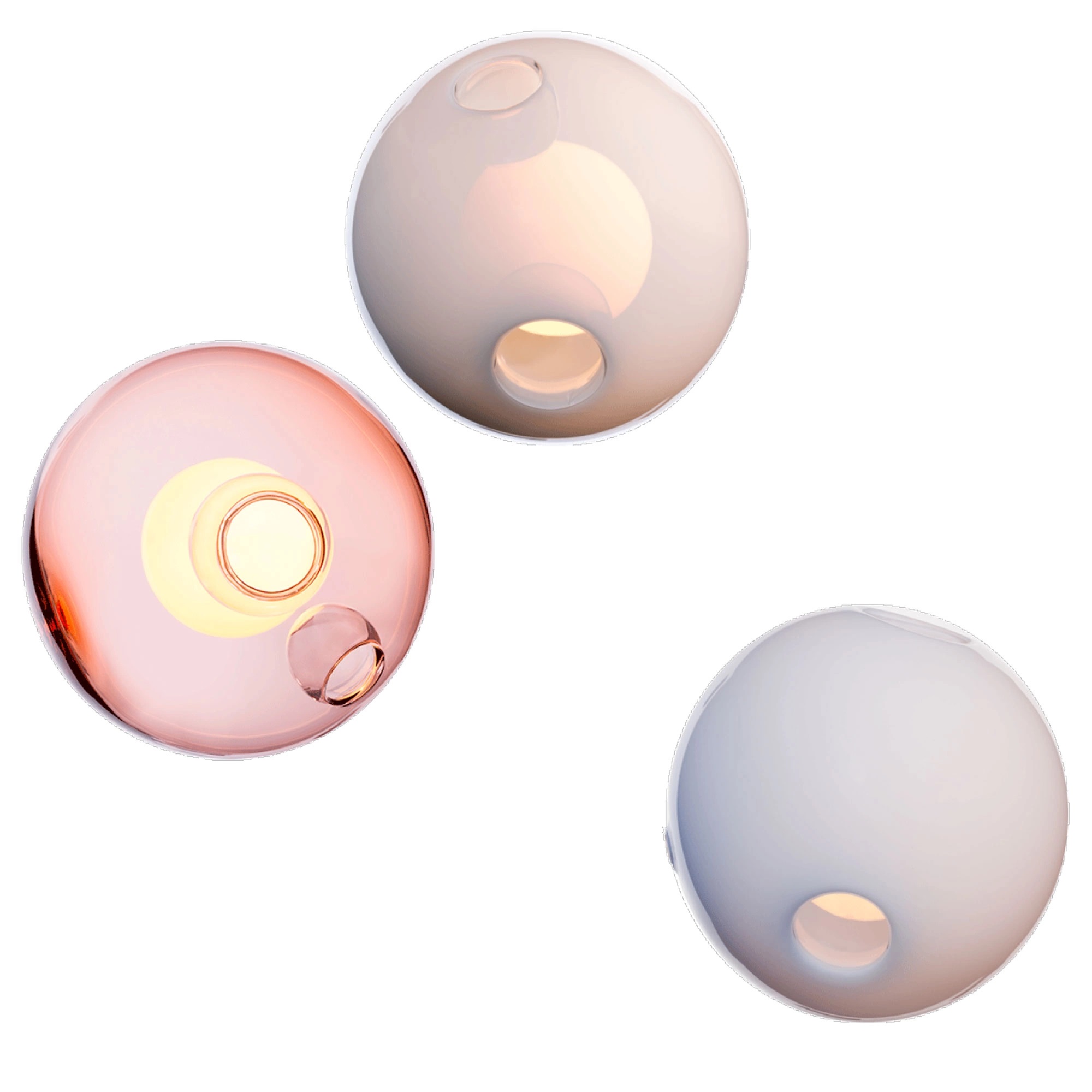 Bocci - 28.3 Random, Multi - 05 Xenon - Pendellampor - Omer Arbel - Flerfärgad