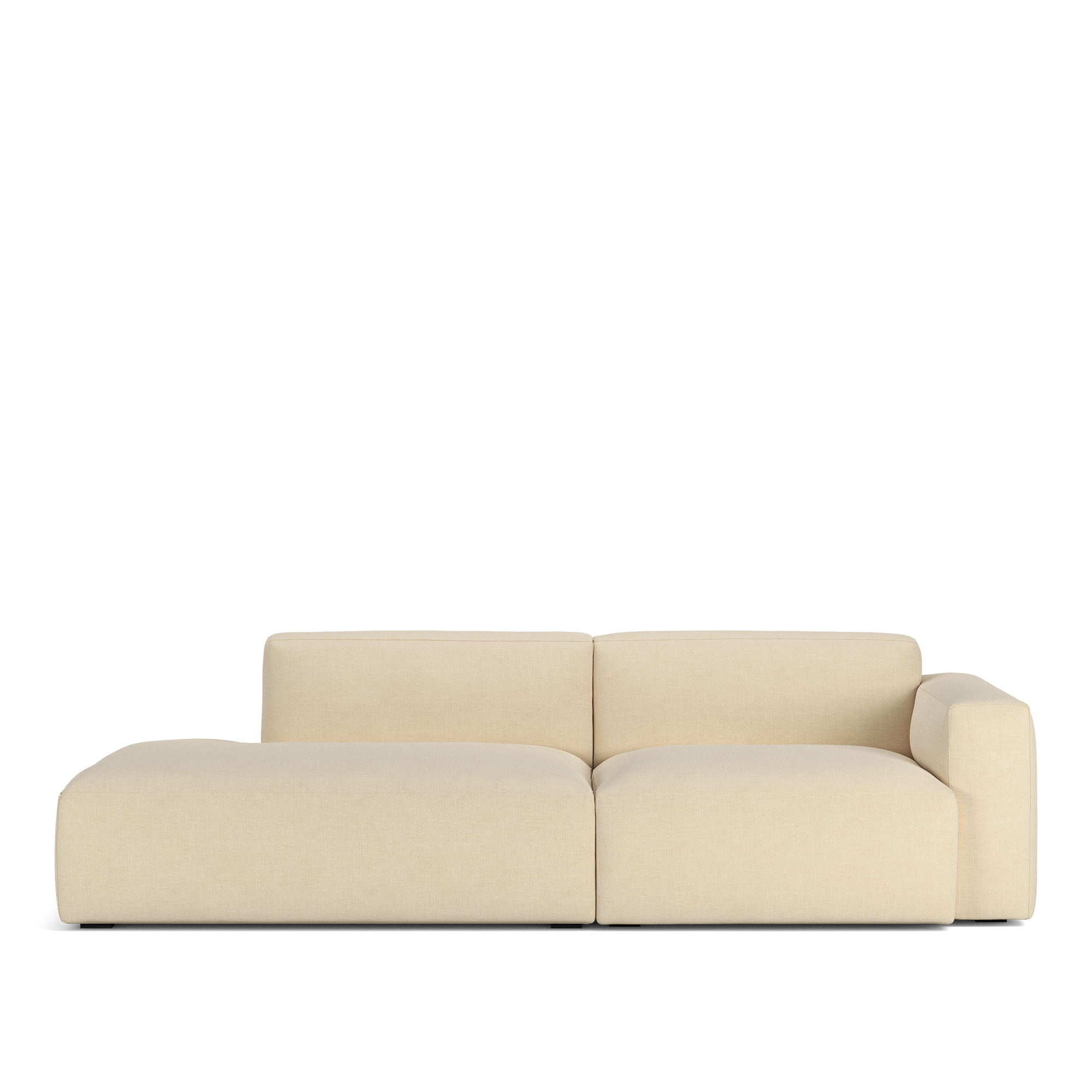 NOGA - Brick 2-Seater Open End Left Sienna 101 Fixed Upholstery - Soffor