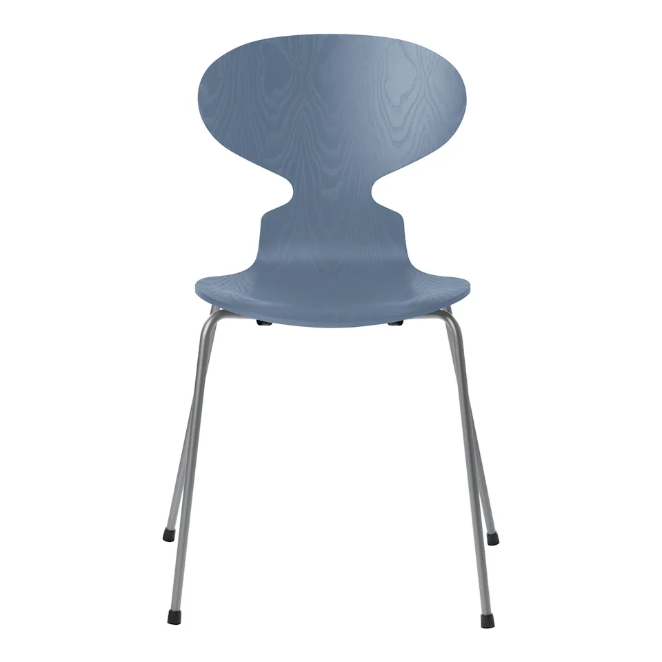 3101 Myran stol Coloured Ash Veneer Silver Grey