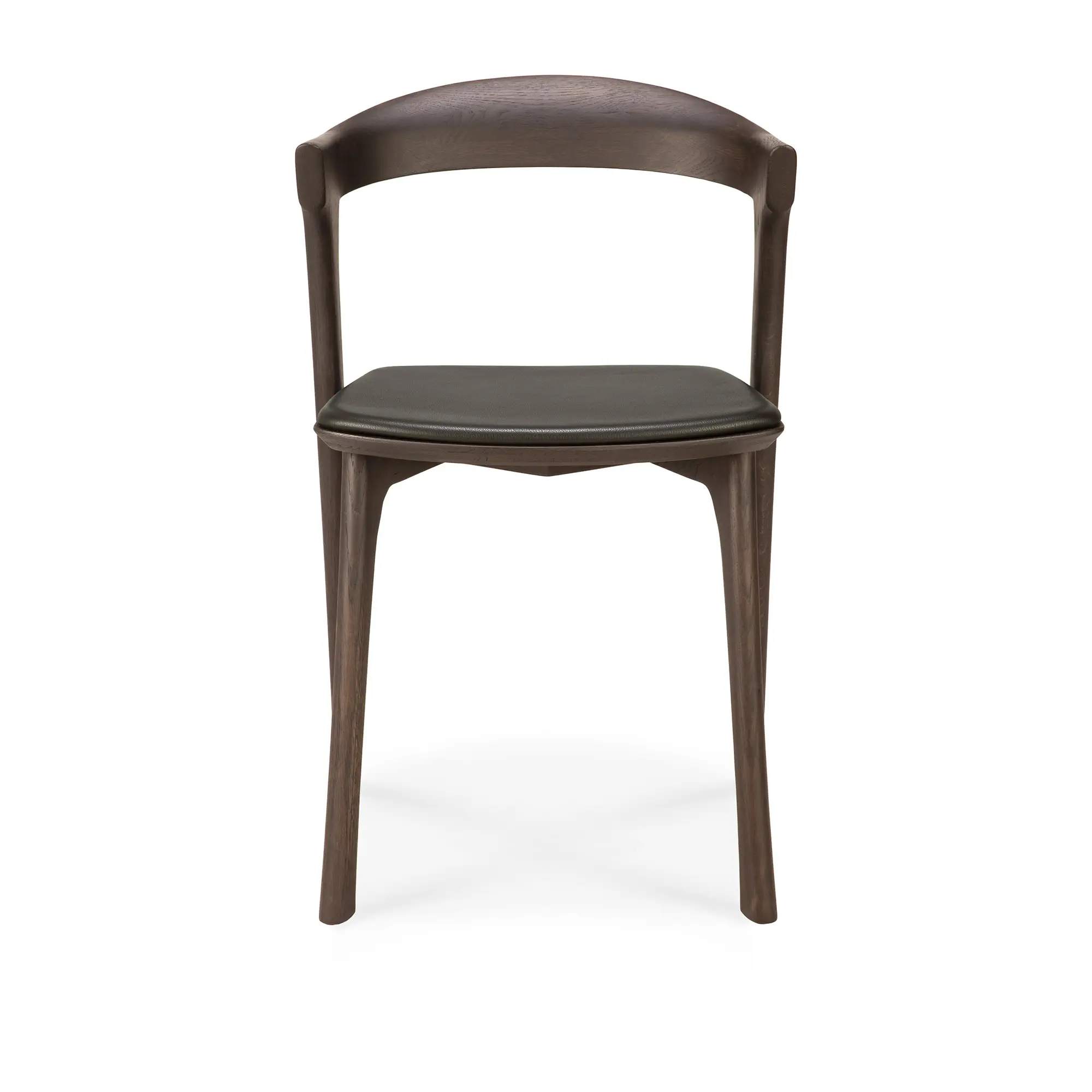 Bok Dining Chair Oak Brown Upholstered