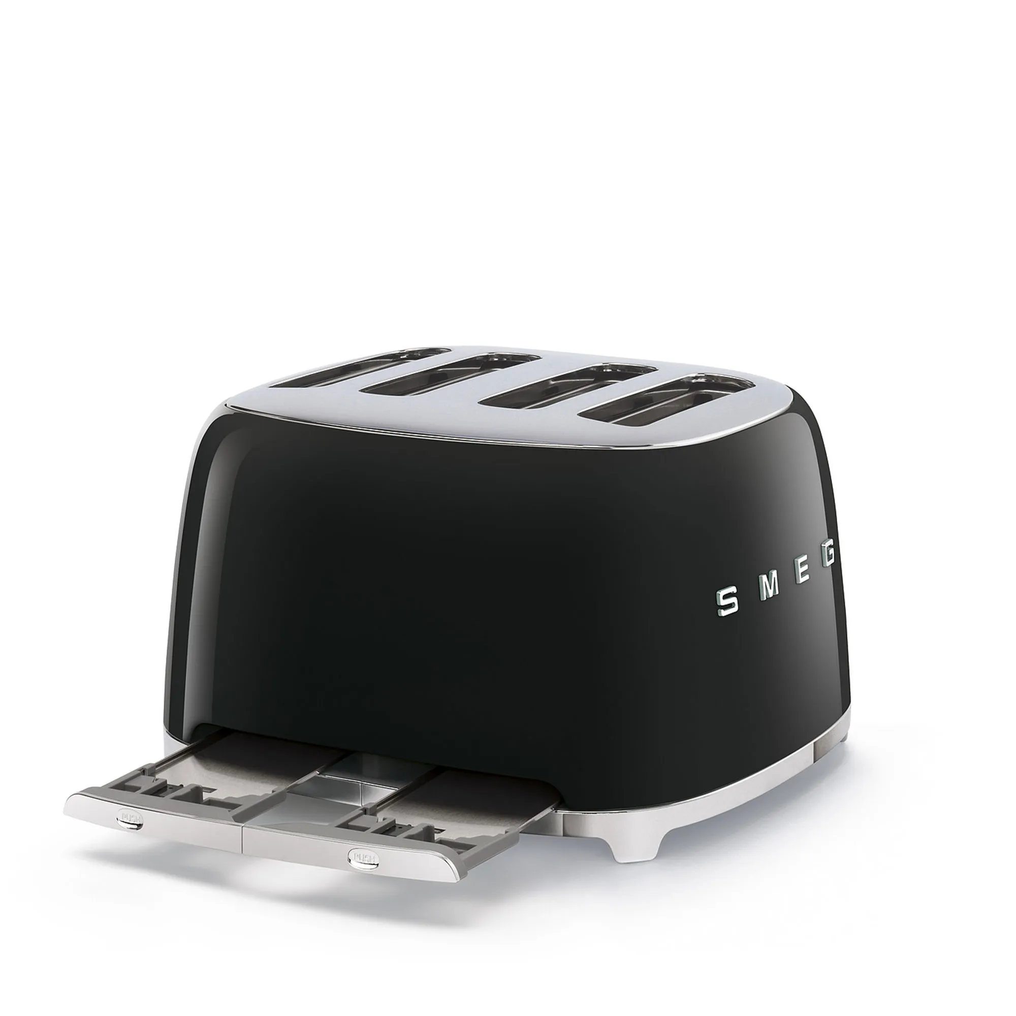 Smeg 4 Slot Toaster Black