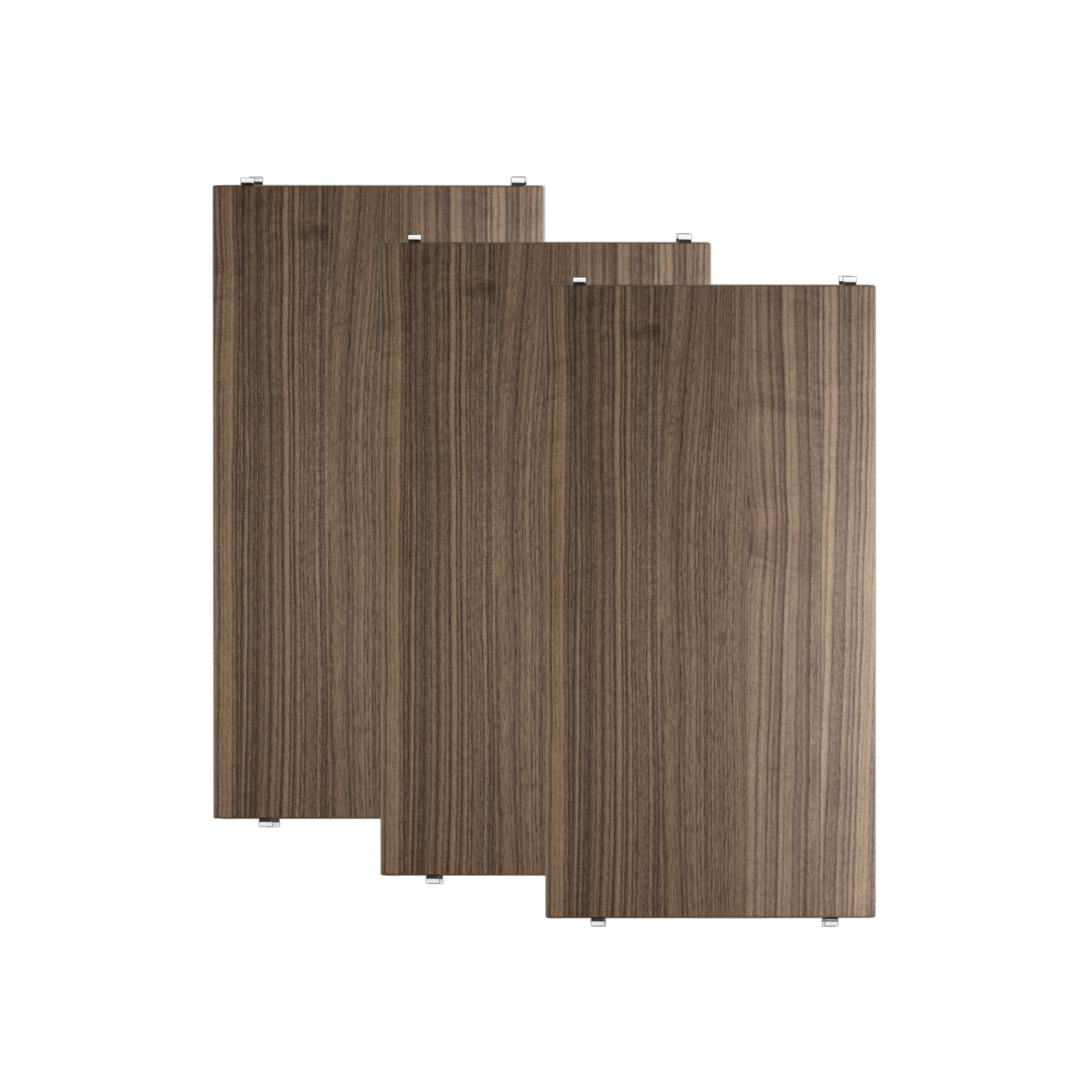 string - hyllplan 58x30cm 3-pack valnöt - hyllor & hyllsystem - träfärgad - trä