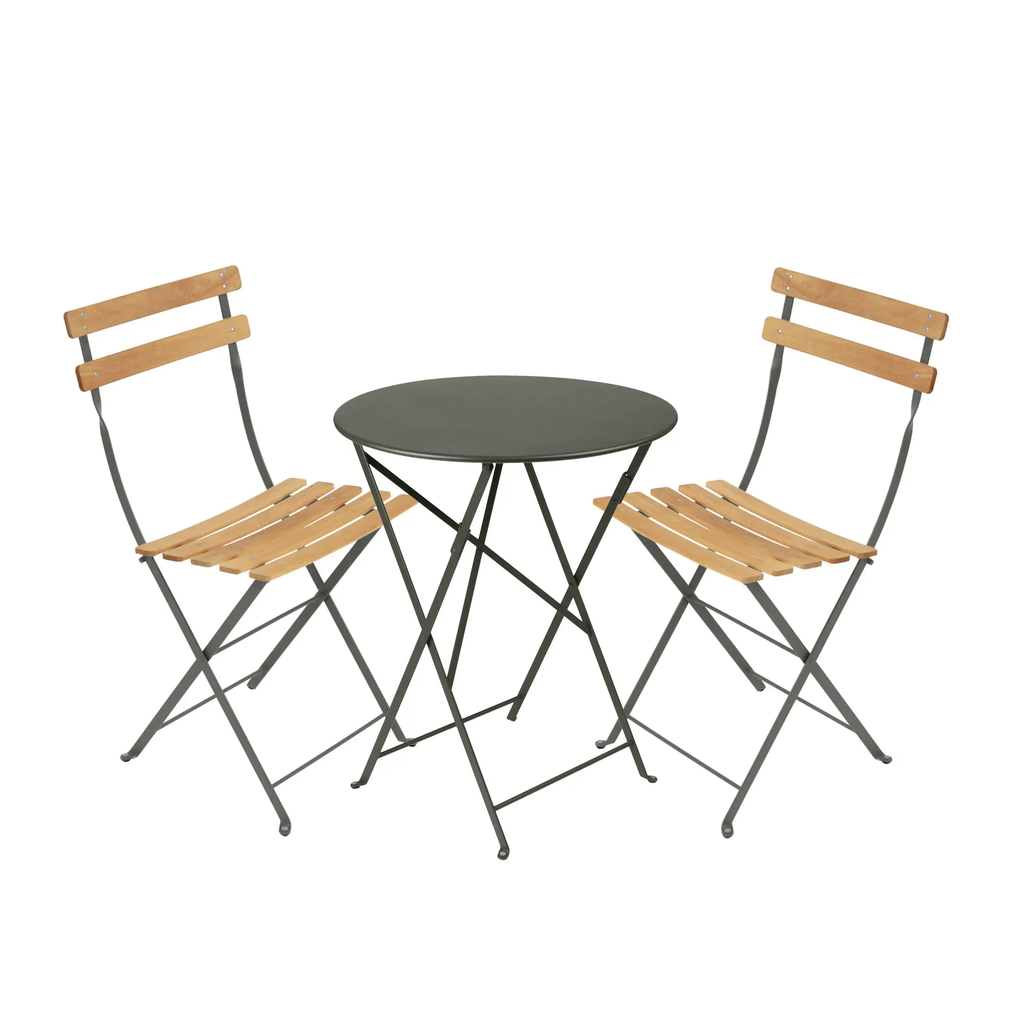 Bistro spisegruppe Ø60cm & 2 tre stoler