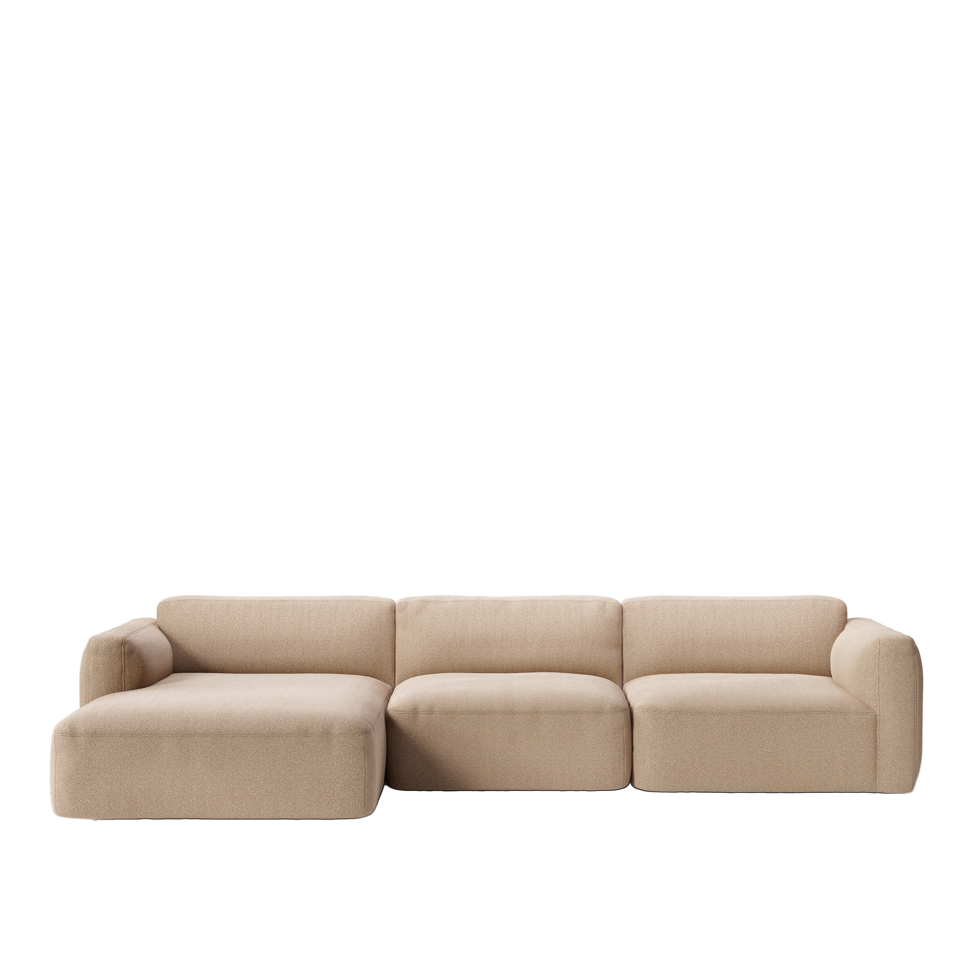 &Tradition - Develius Mellow Configuration E - Karakorum 003 Duna - Soffor - Edward van Vliet - Vit - Metall/Trä/Syntetiskt/Skum | Möbler - Soffor Och Dagbäddar - Soffor | Möbelexperten