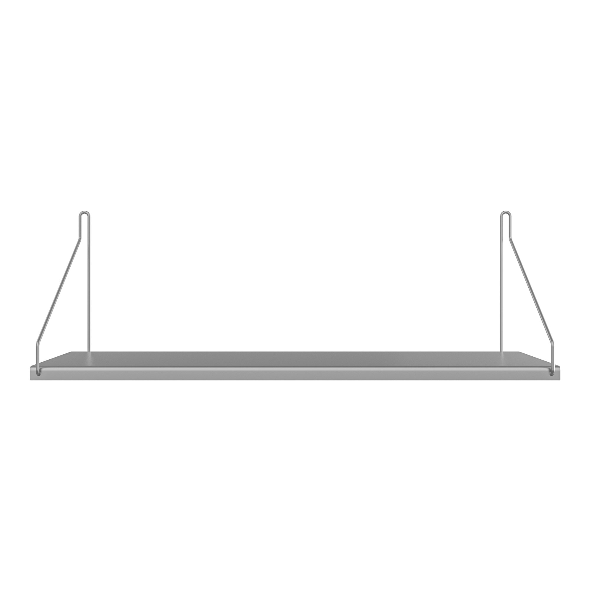 Frama - Single Shelf vägghylla Stainless Steel D20 W60 - Kim Richardt - Silver - Metall |  | Möbelexperten