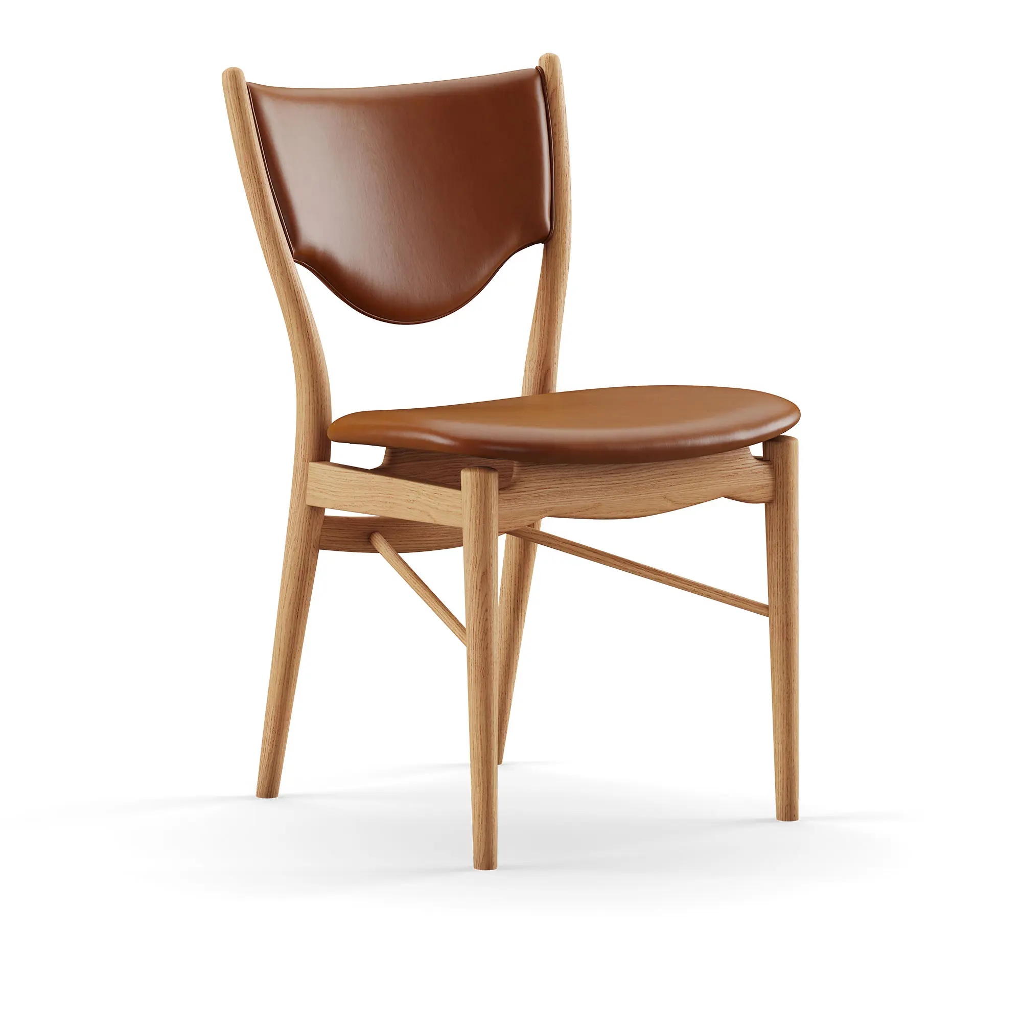 46 stol Dark oiled oak