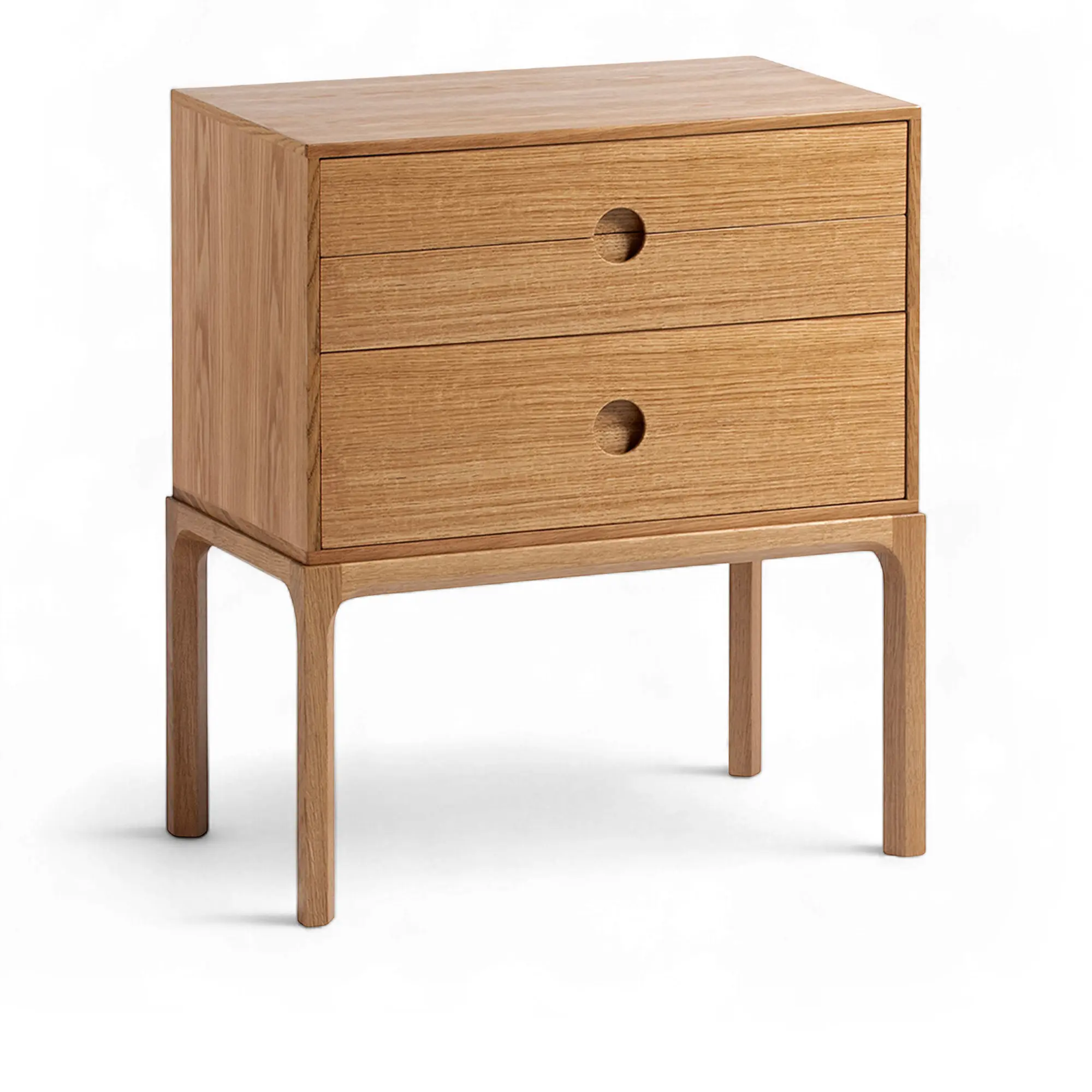 Entre Tall Bedside Oiled Oak