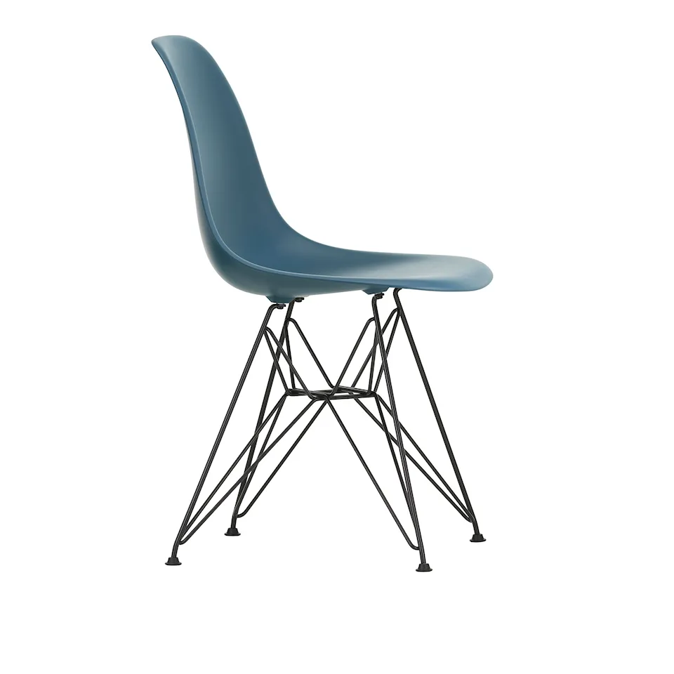 Eames RE Plastic Chair DSR stol Basic Dark