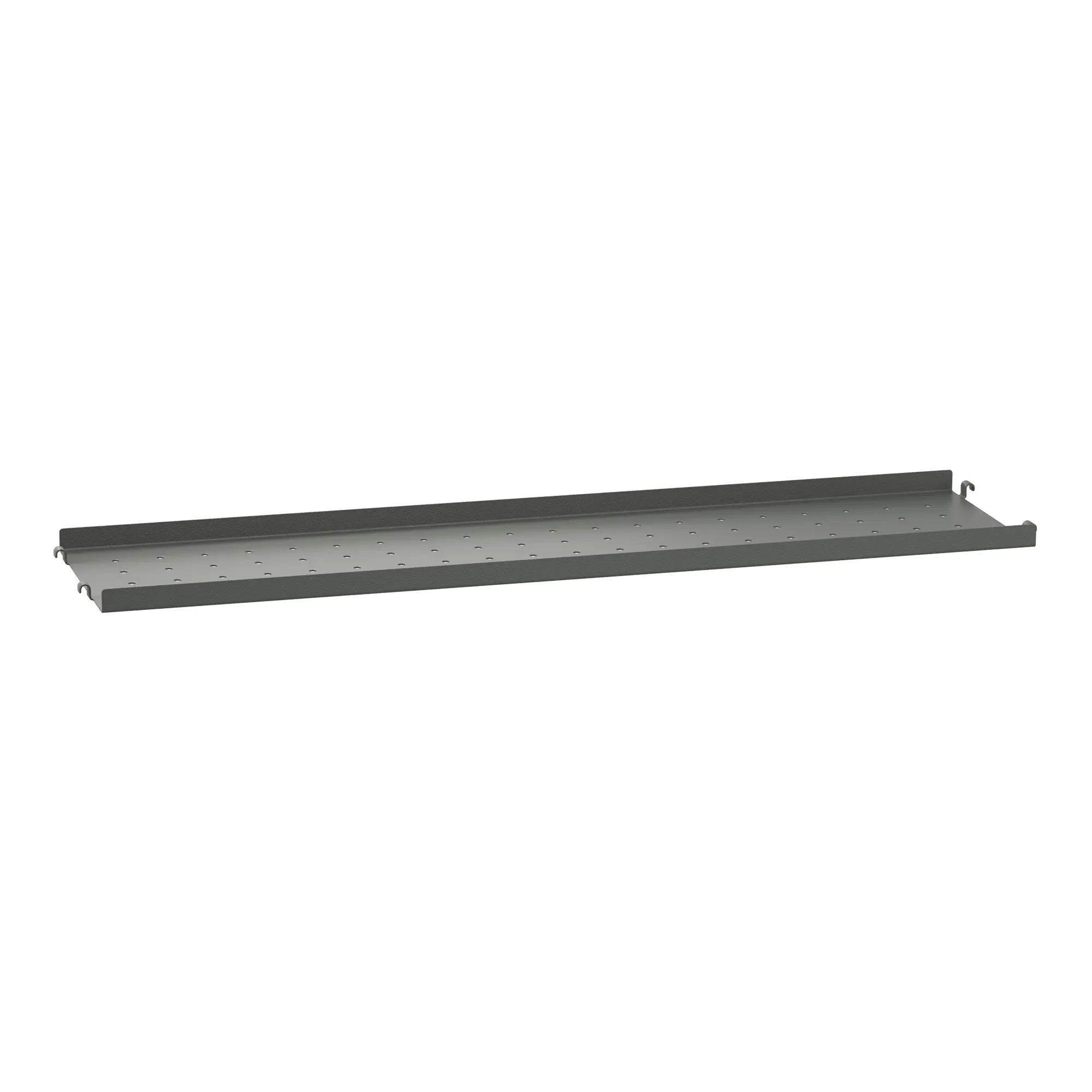 metallhylleplate 78x20cm låg kant