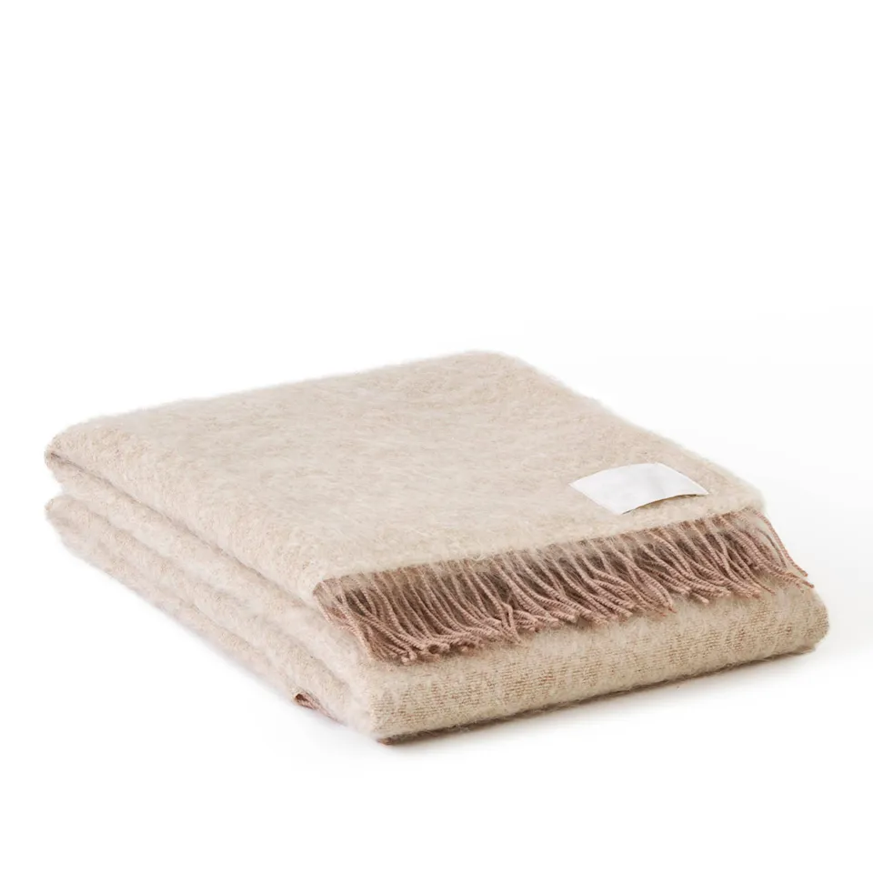 NO GA Merino Mohair Throw