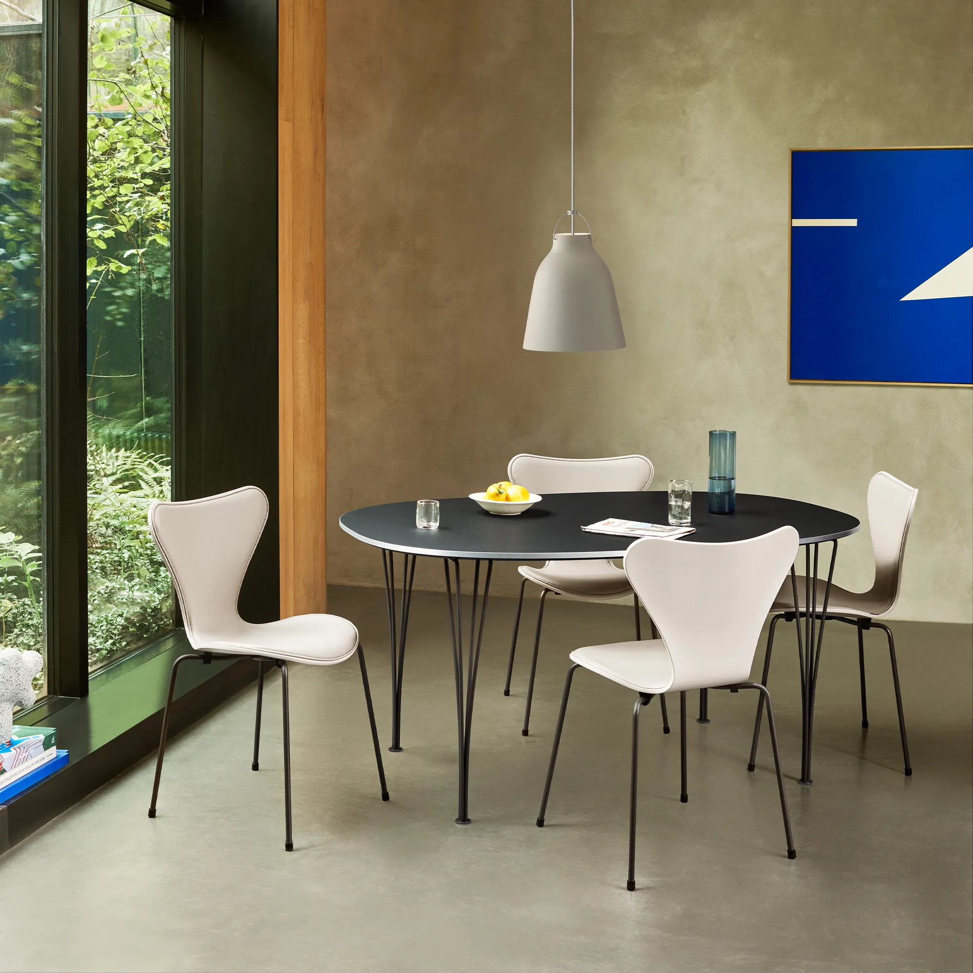 B620 Superellips utdragbart matbord 170–270 x 100 cm Chrome