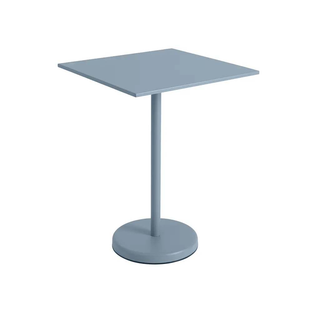 Linear Steel Café Table 70 x 70 h