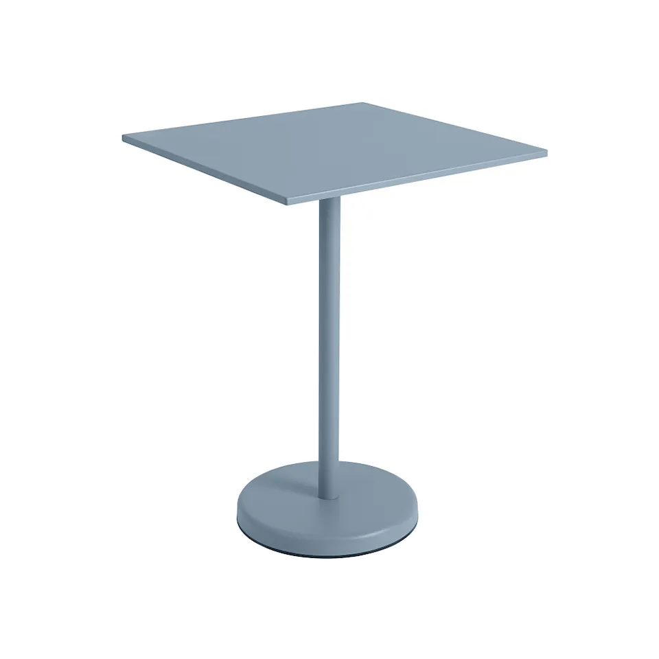 Linear Steel Café Table 70 x 70 h