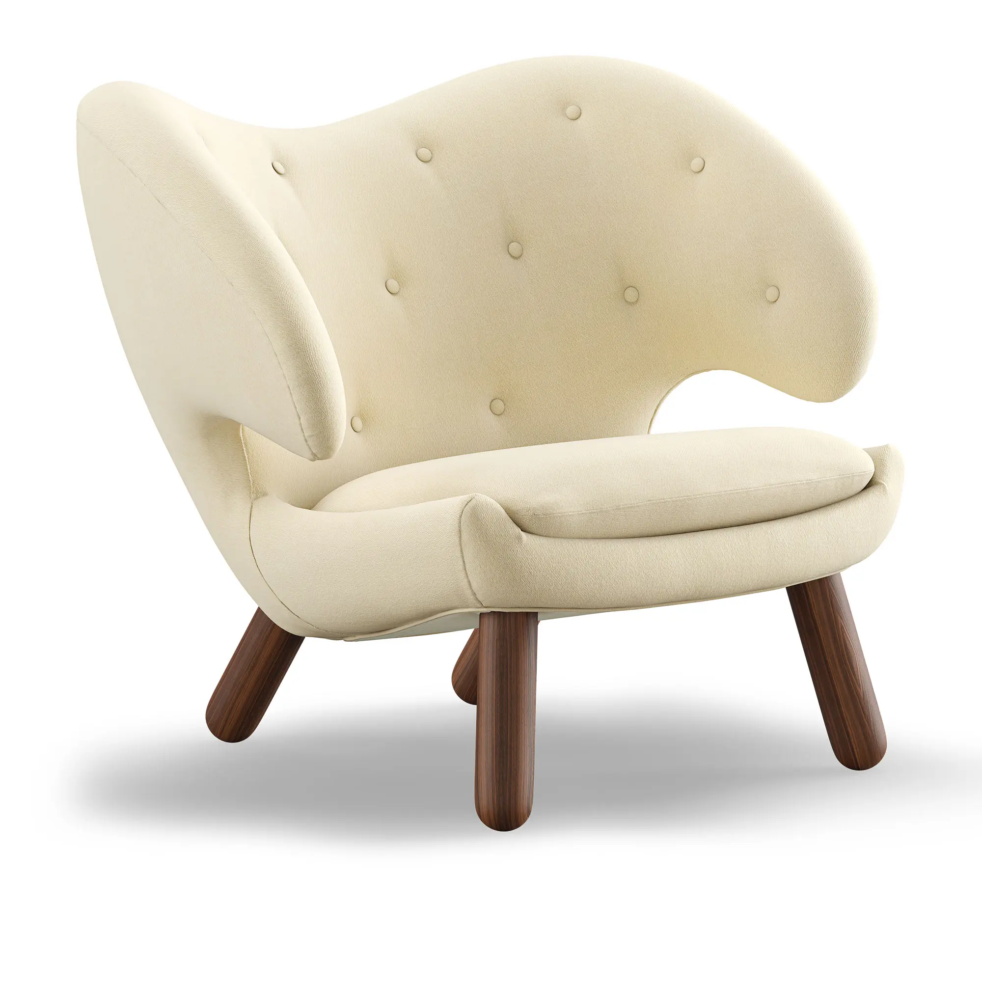 Pelican fåtölj Walnut