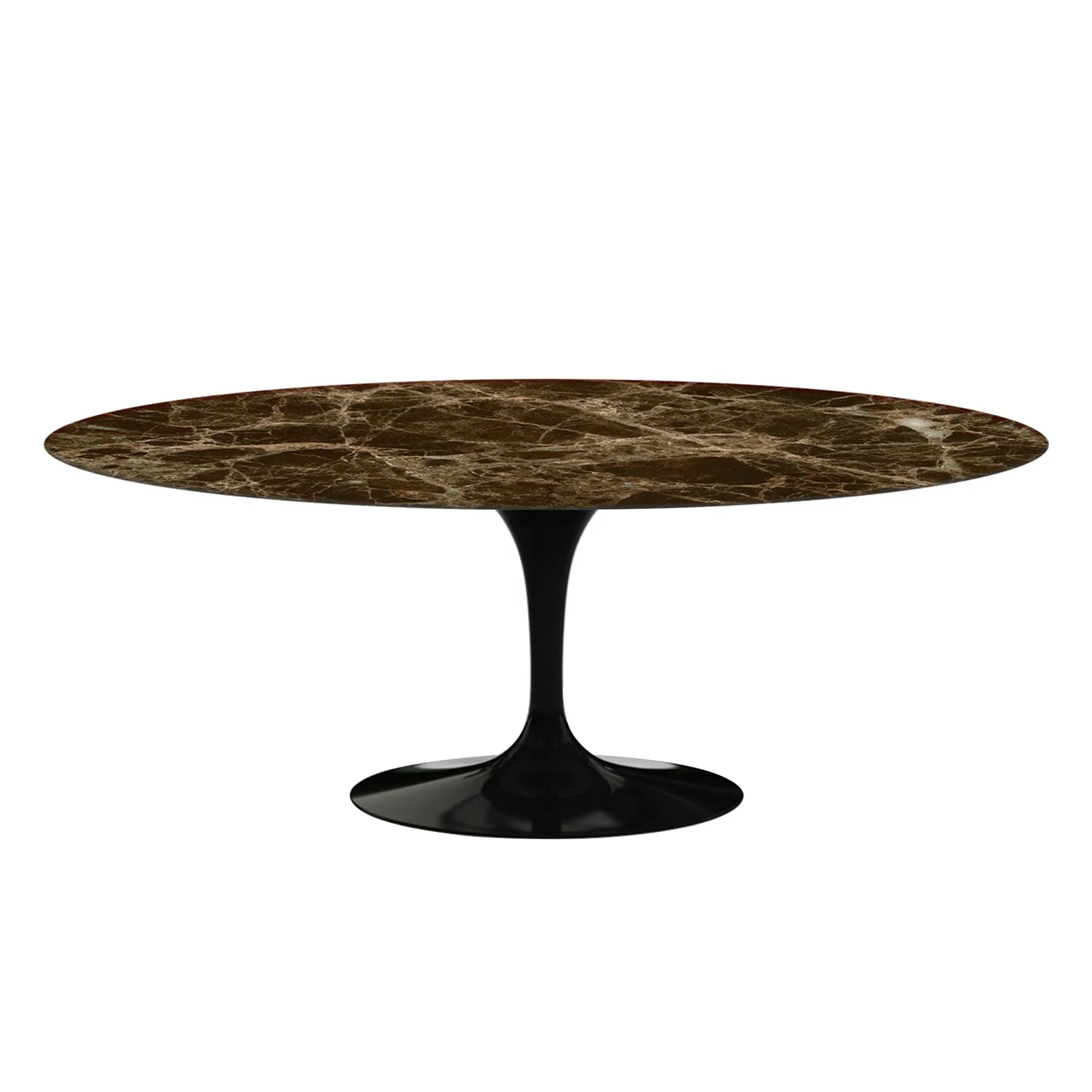 Saarinen Oval spisebord 198 cm Black