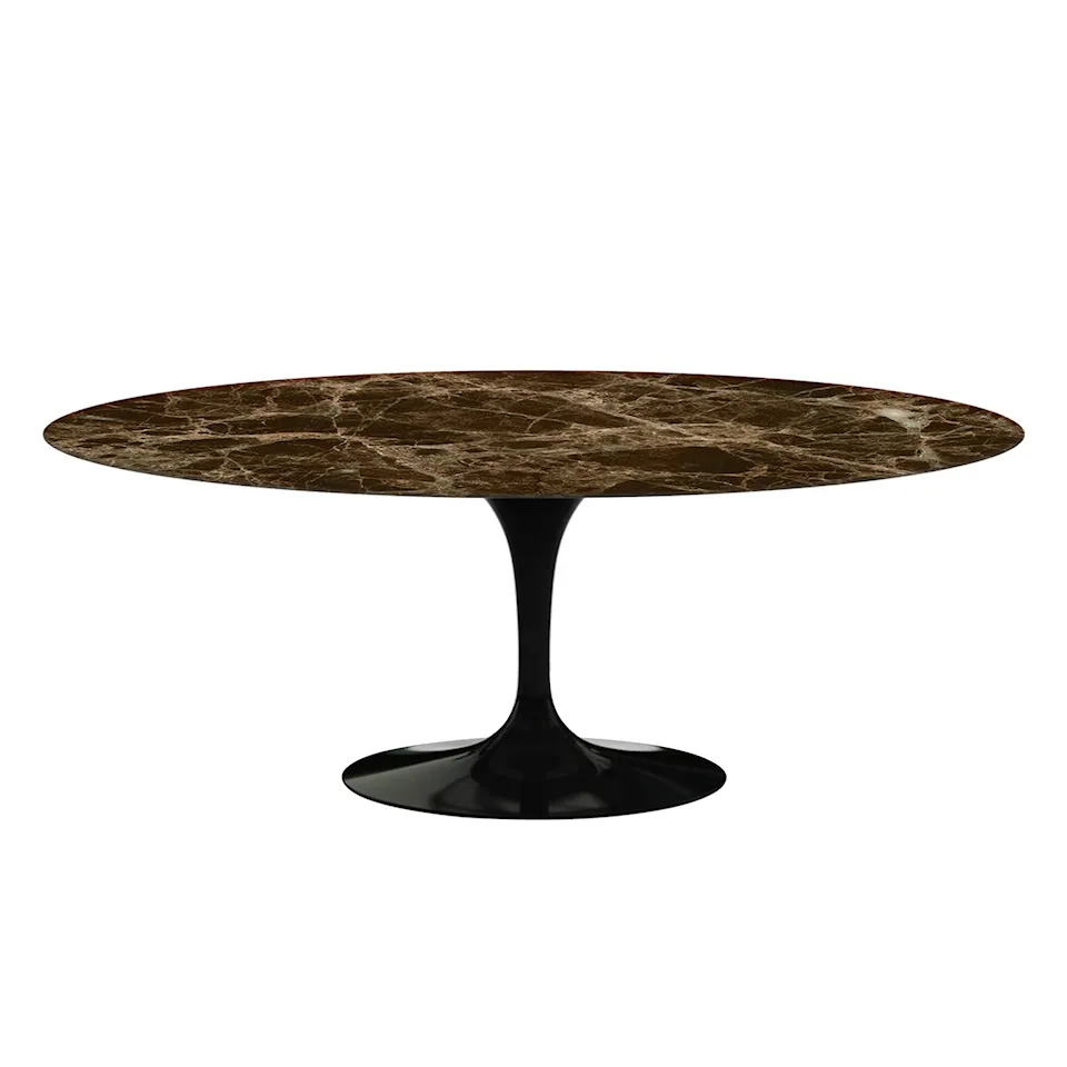 Saarinen Oval matbord 198 cm Black