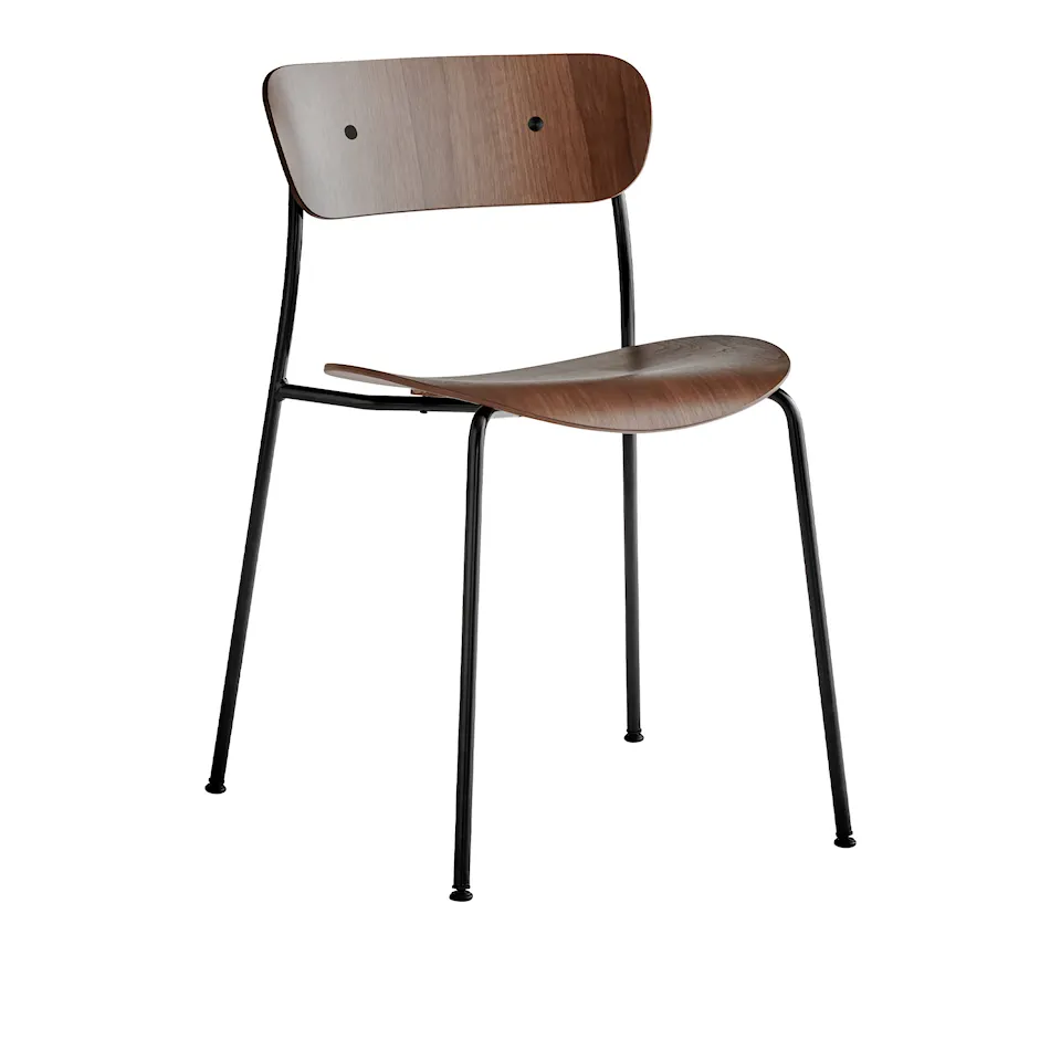 Pavilion Chair AV1 Chrome Finish Black