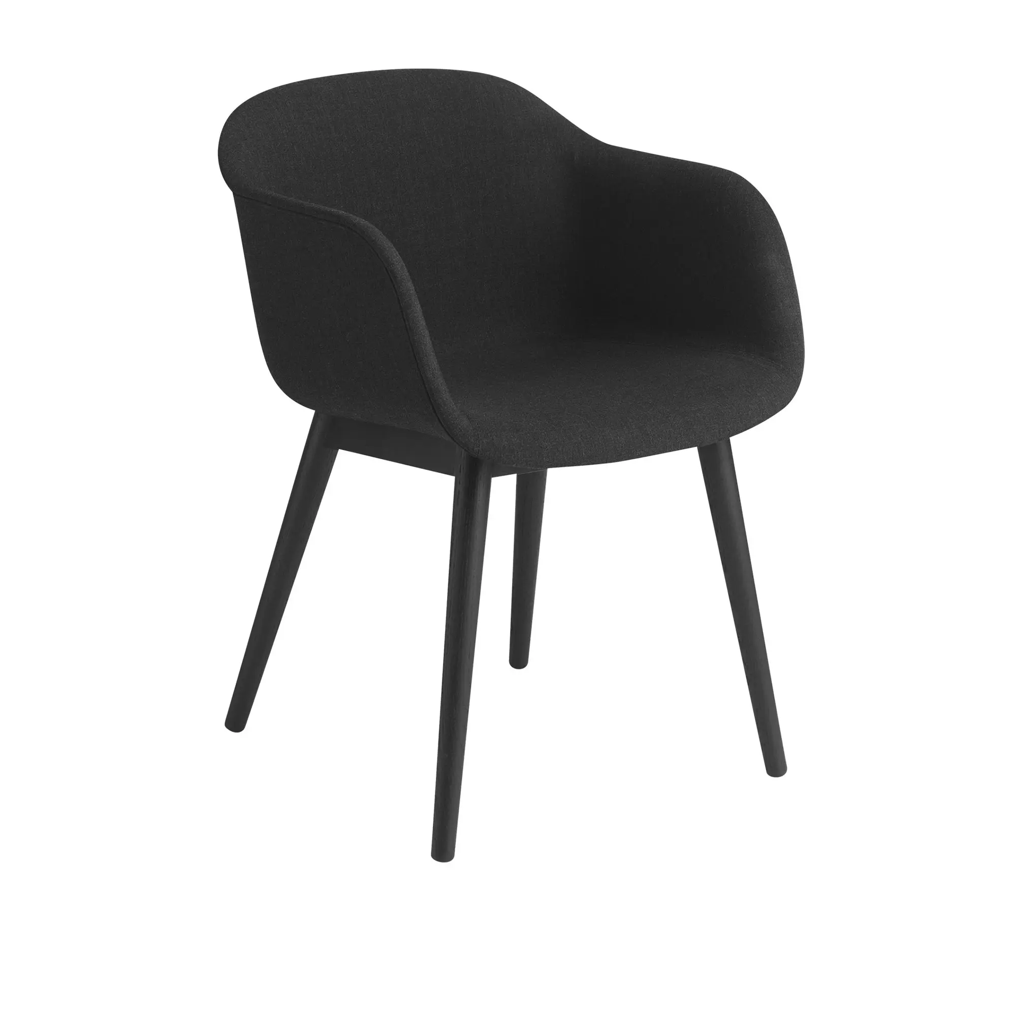Fiber Armchair - Wood Base