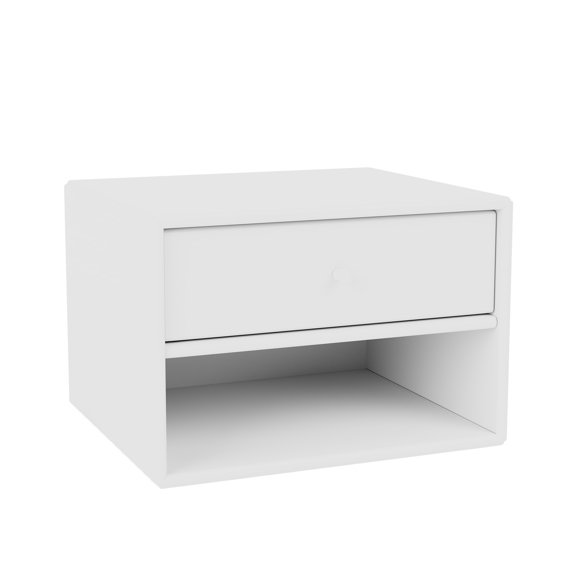 montana - dash nightstand suspension rail new white - sängbord - peter j. lassen - vit - mdf