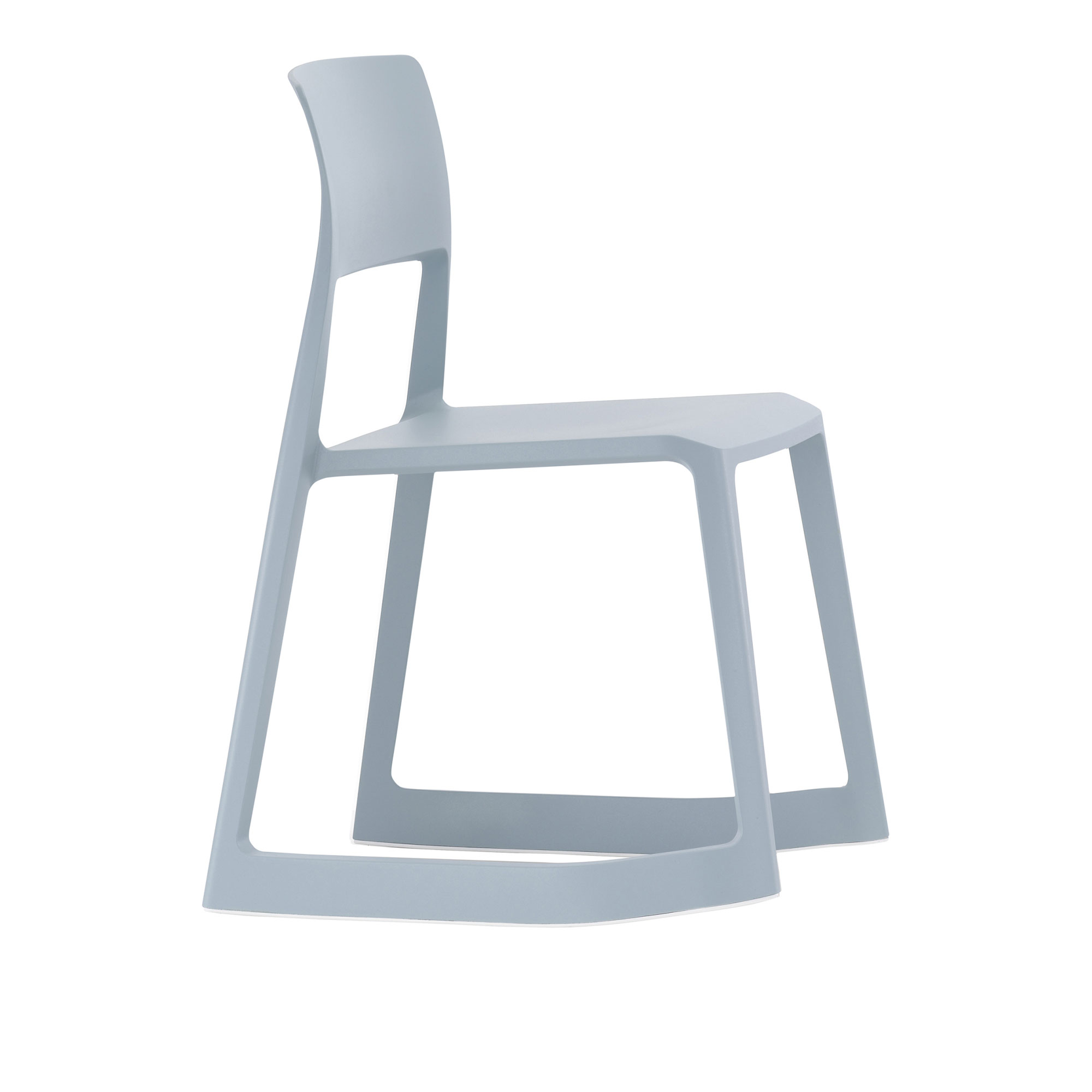 Vitra - Tip Ton, Ice Grey - Matstolar - Edward Barber,Jay Osgerby - Blå - Plast