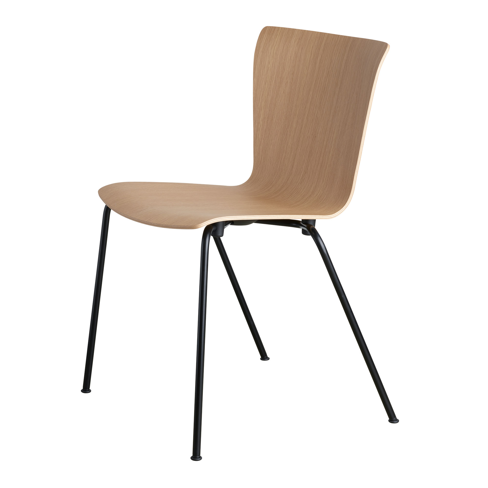 Fritz Hansen - Vico Duo VM110 Oak/Black - Matstolar - designer_vico_magistretti - Träfärgad - Metall/Trä