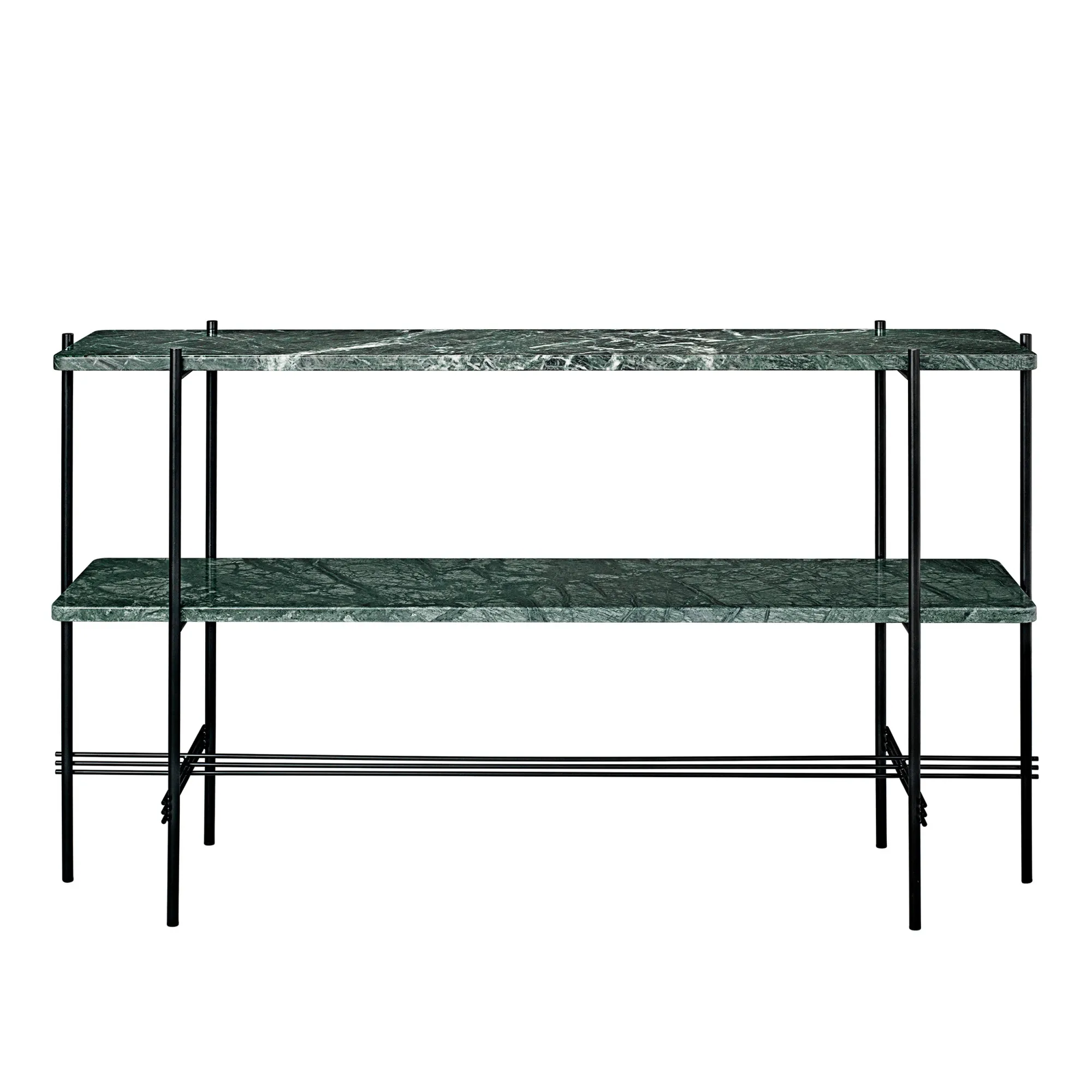 TS konsollbord 2 hyller svart
