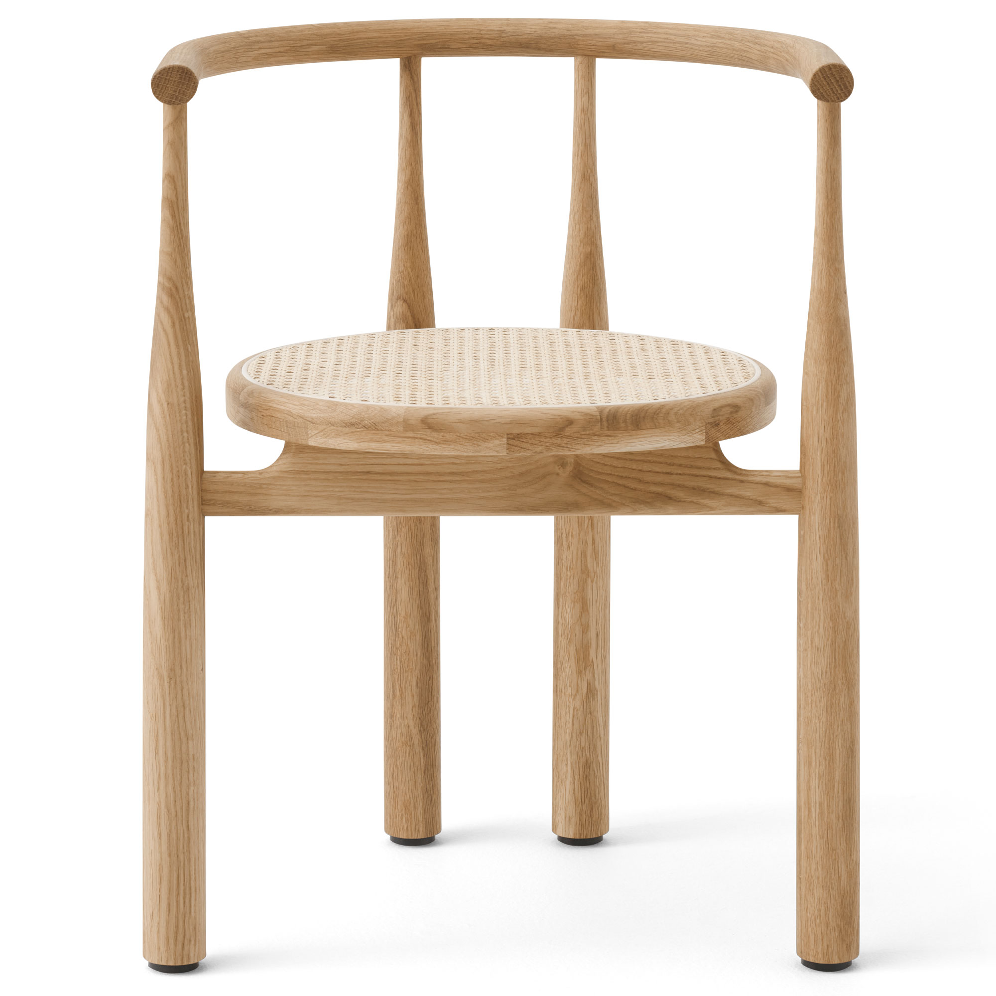 New Works - Bukowski Chair French Cane - Oak w. French Cane - Matstolar - Steven Bukowski - Träfärgad - Trä
