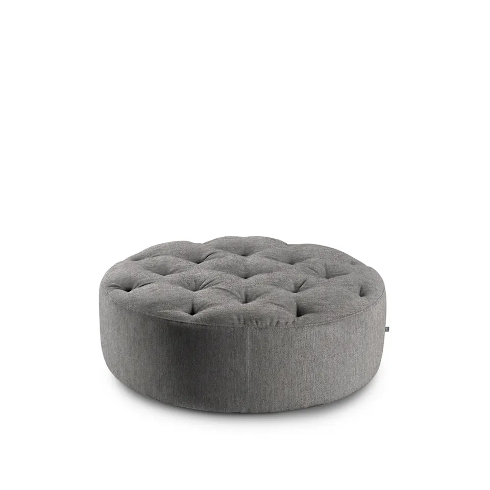 Wheel sittpuff flera knappar Ø 80 cm