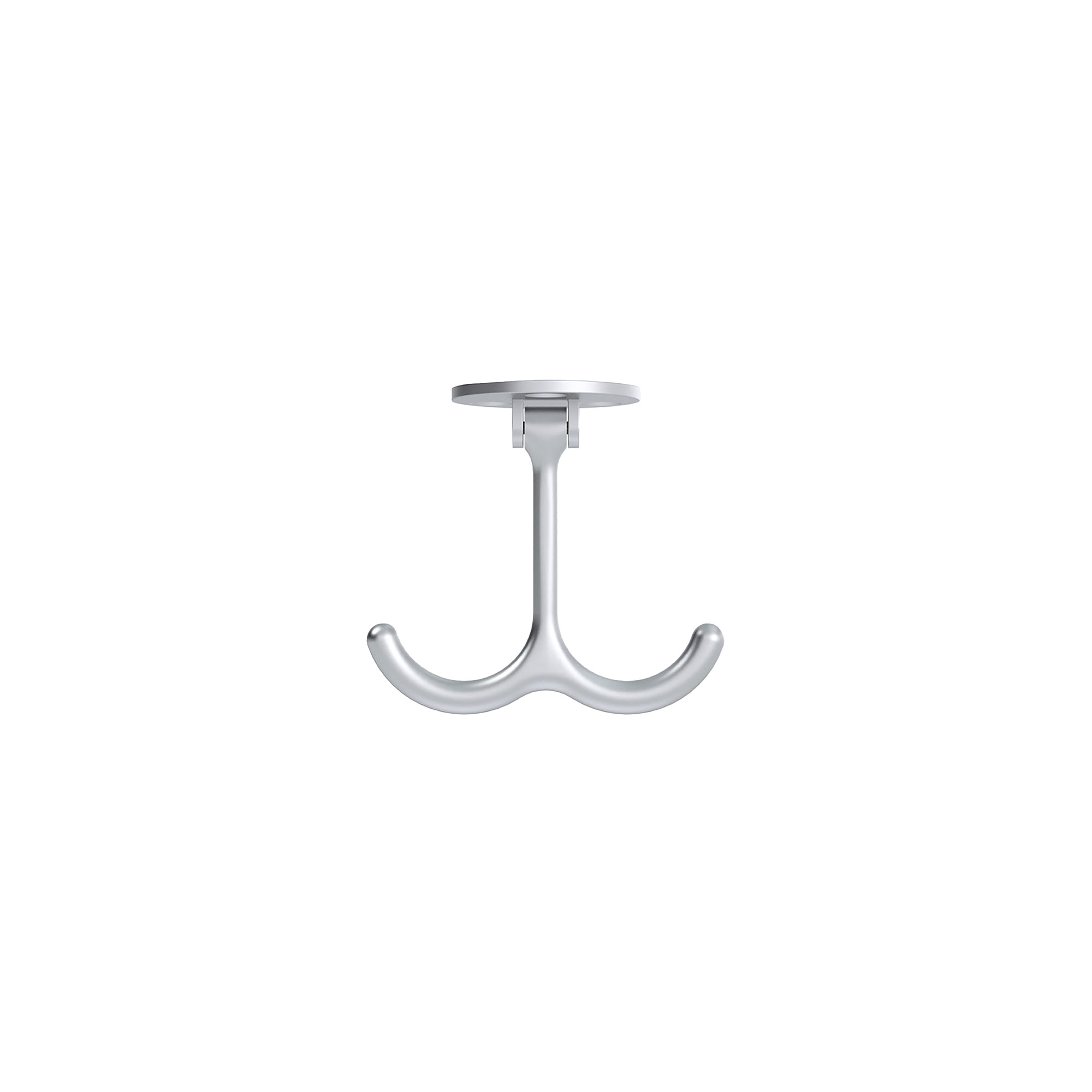 Massproductions - Hercule Counter Hook Matte Chrome - Krokar - Chris Martin - Silver
