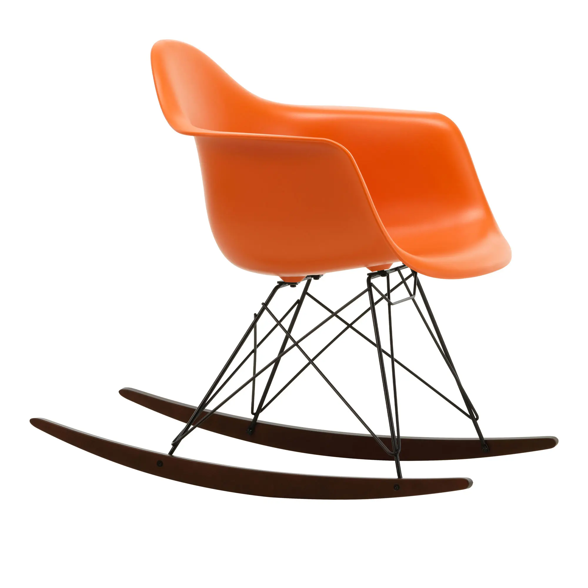 Eames RE Plastic Armchair RAR gungstol Basic Dark/Dark Maple