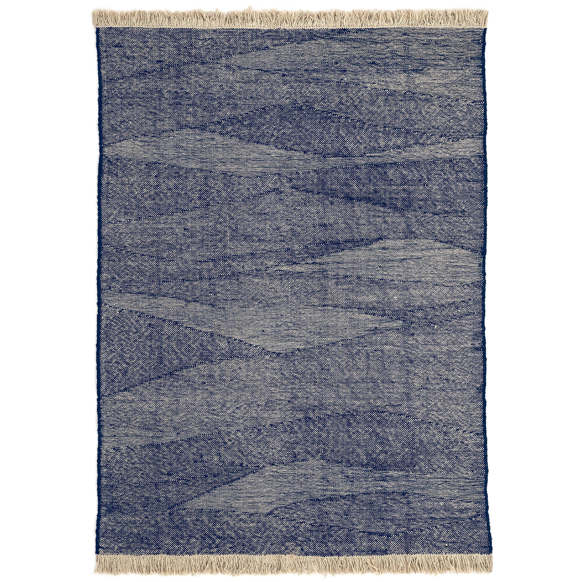 nanimarquina - telares wool rug indigo 200 x 300 cm - ullmattor - nani marquina - blå